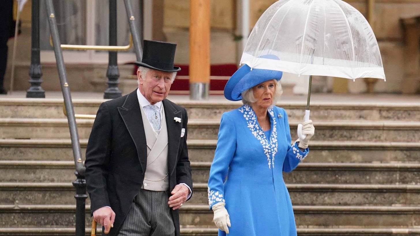Zien: Britse royals organiseren regenachtig tuinfeestje