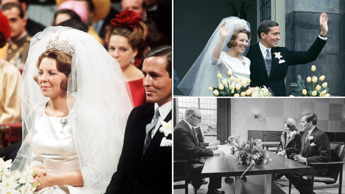 Terugblik: de huwelijksdag van prinses Beatrix en prins Claus