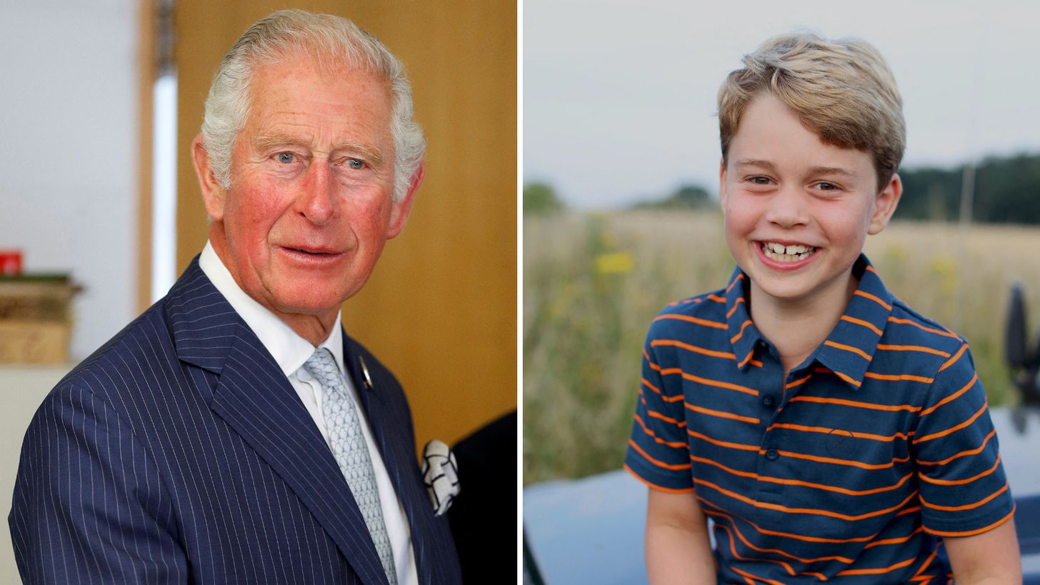 Prins Charles trots op 8-jarige kleinzoon George