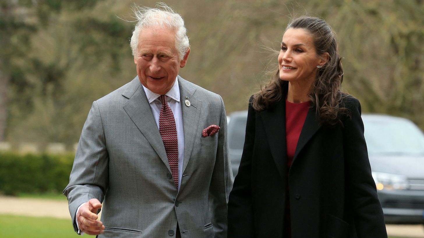 Foto's: Prins Charles op stap met Spaanse koningin