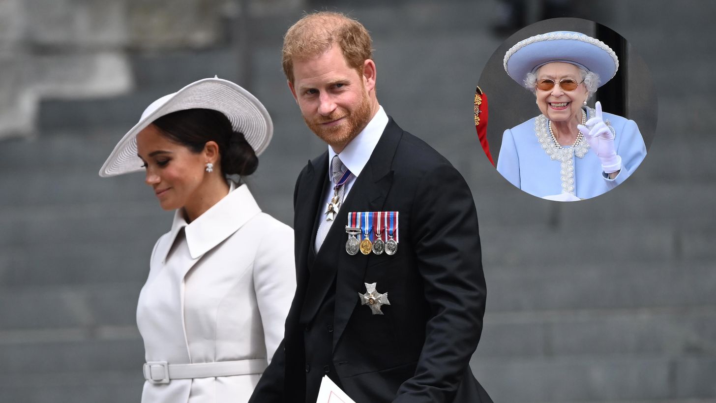 Koningin Elizabeth feliciteert dochter Harry en Meghan