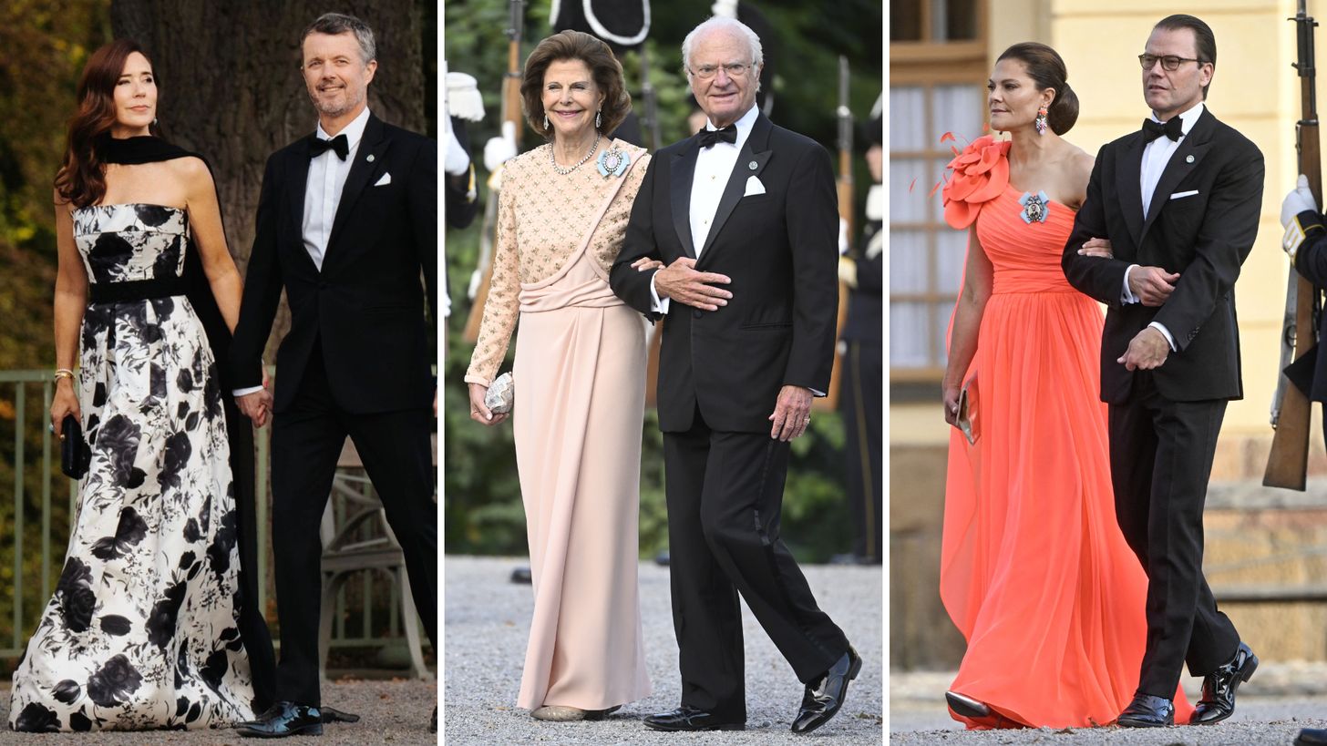 Royals schitteren in galakleding tijdens muzikale avond in Zweden
