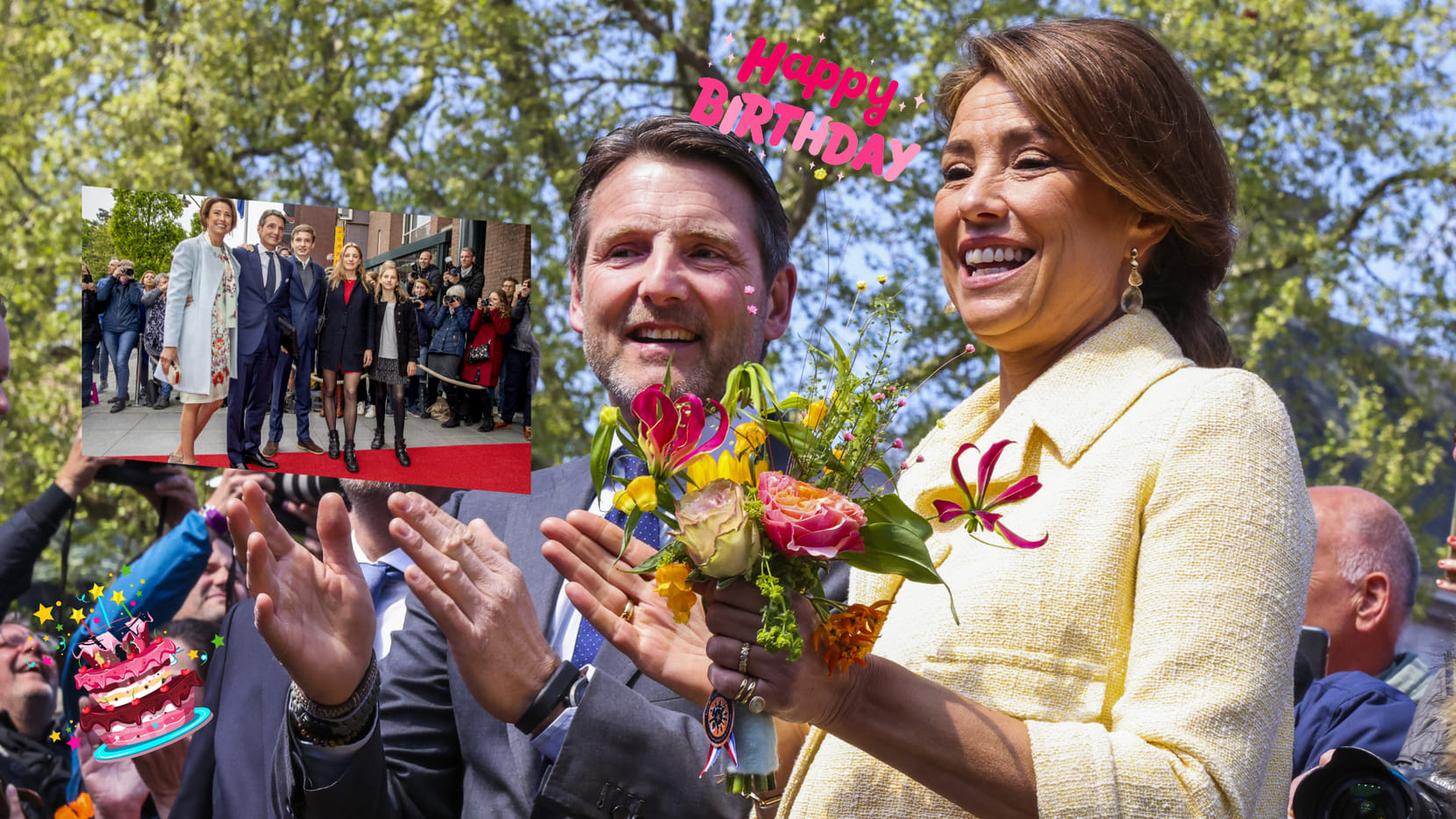 Van harte gefeliciteerd! Prinses Marilène blaast 53 kaarsjes uit