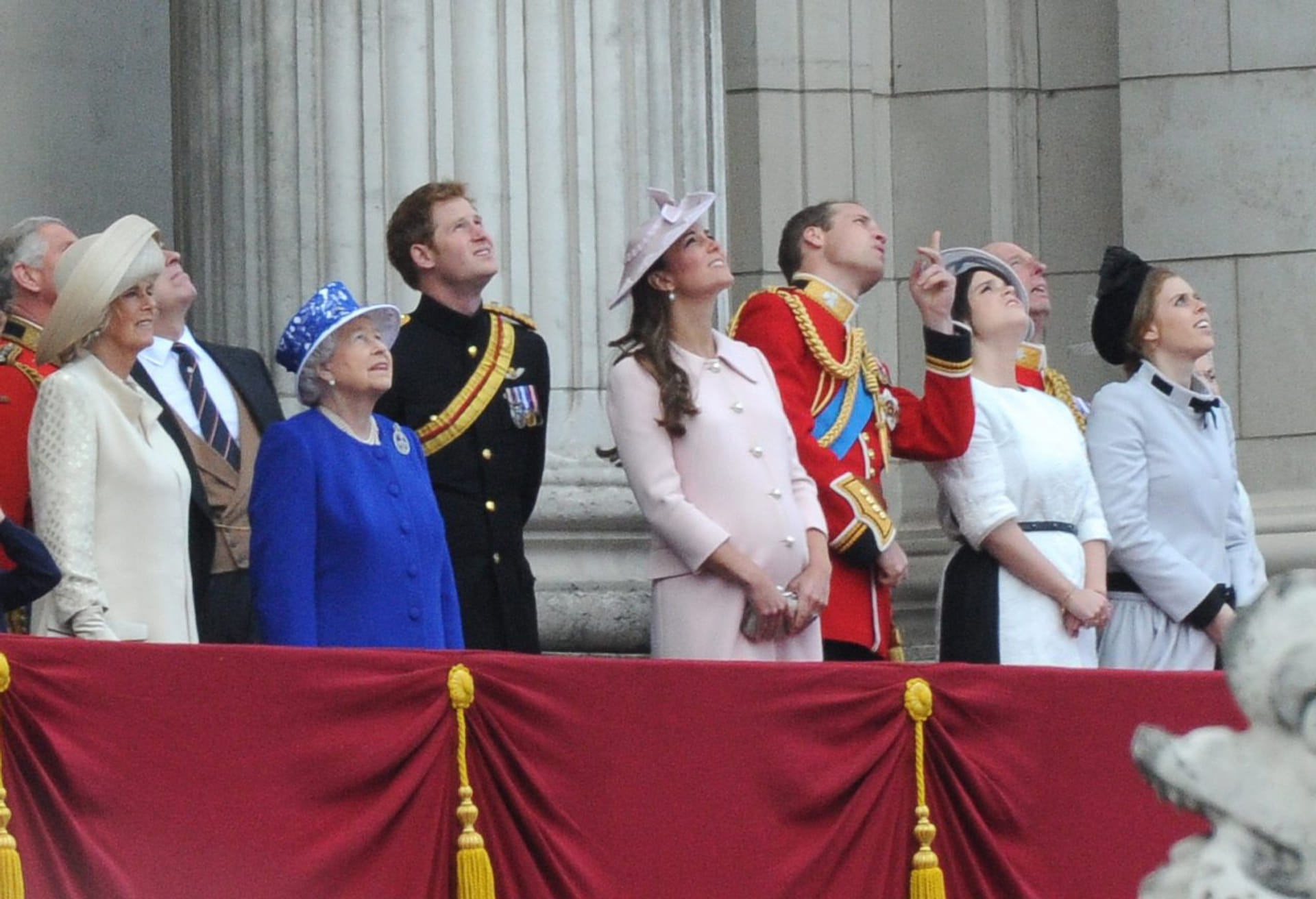 Trooping the colour