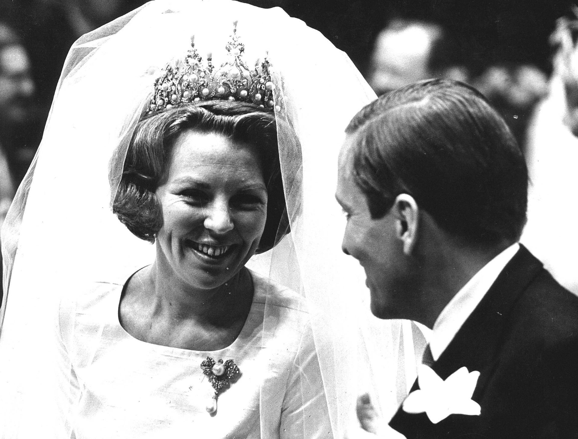 Prinses Beatrix en prins Claus trouwdag