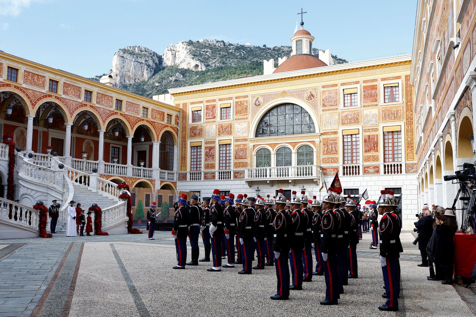 Paleis Monaco nationale feestdag 2022