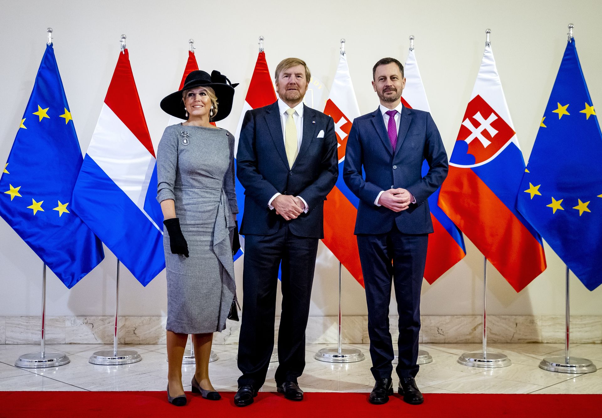 Máxima Willem-Alexander staatsbezoek Slowakije
