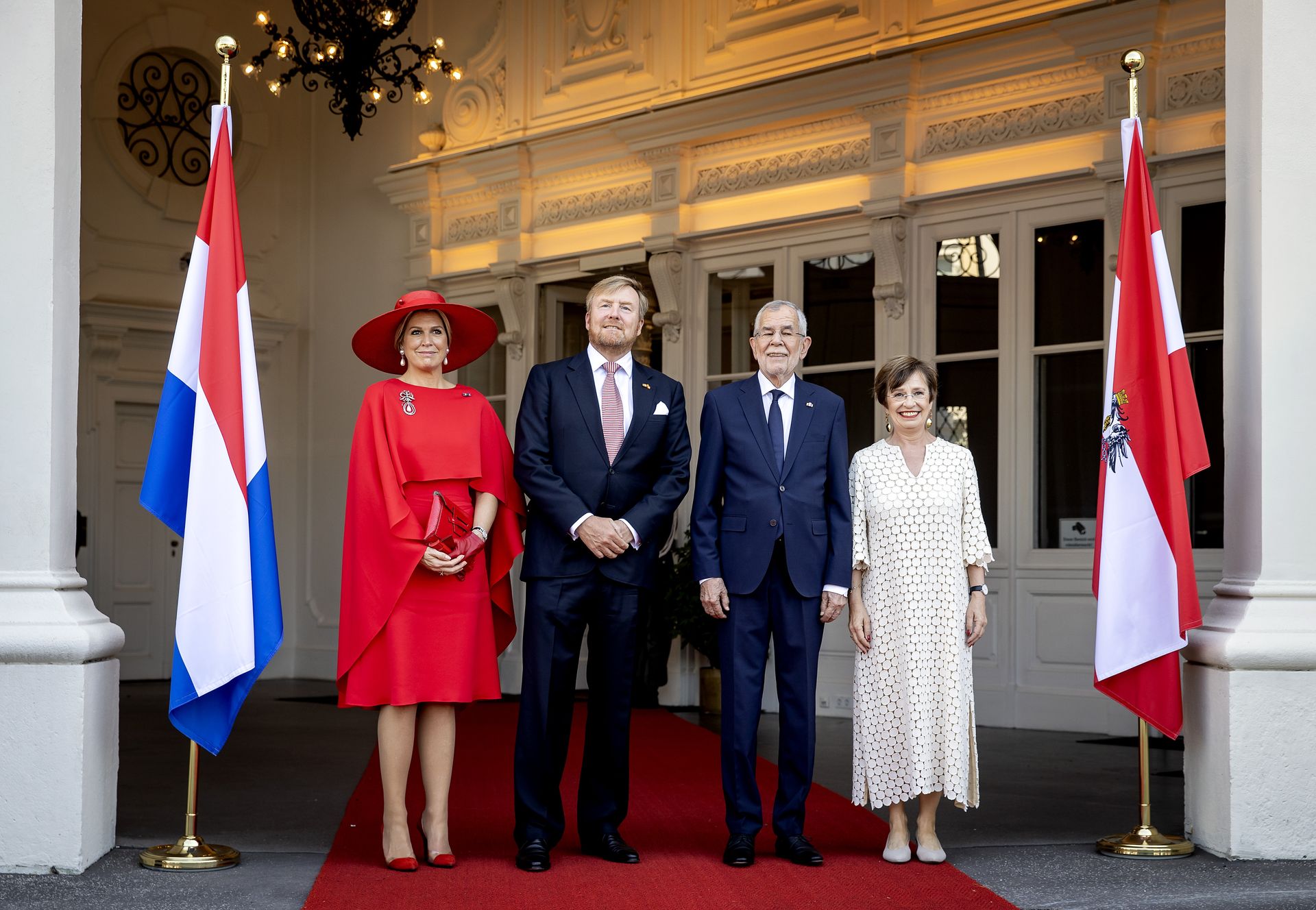 Koningspaar staatsbezoek Oostenrijk 2022