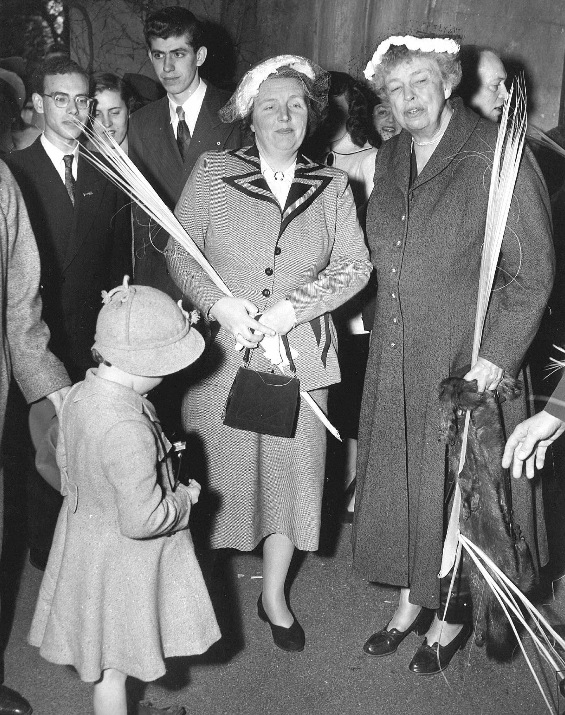 Koningin Juliana en Eleanor Roosevelt