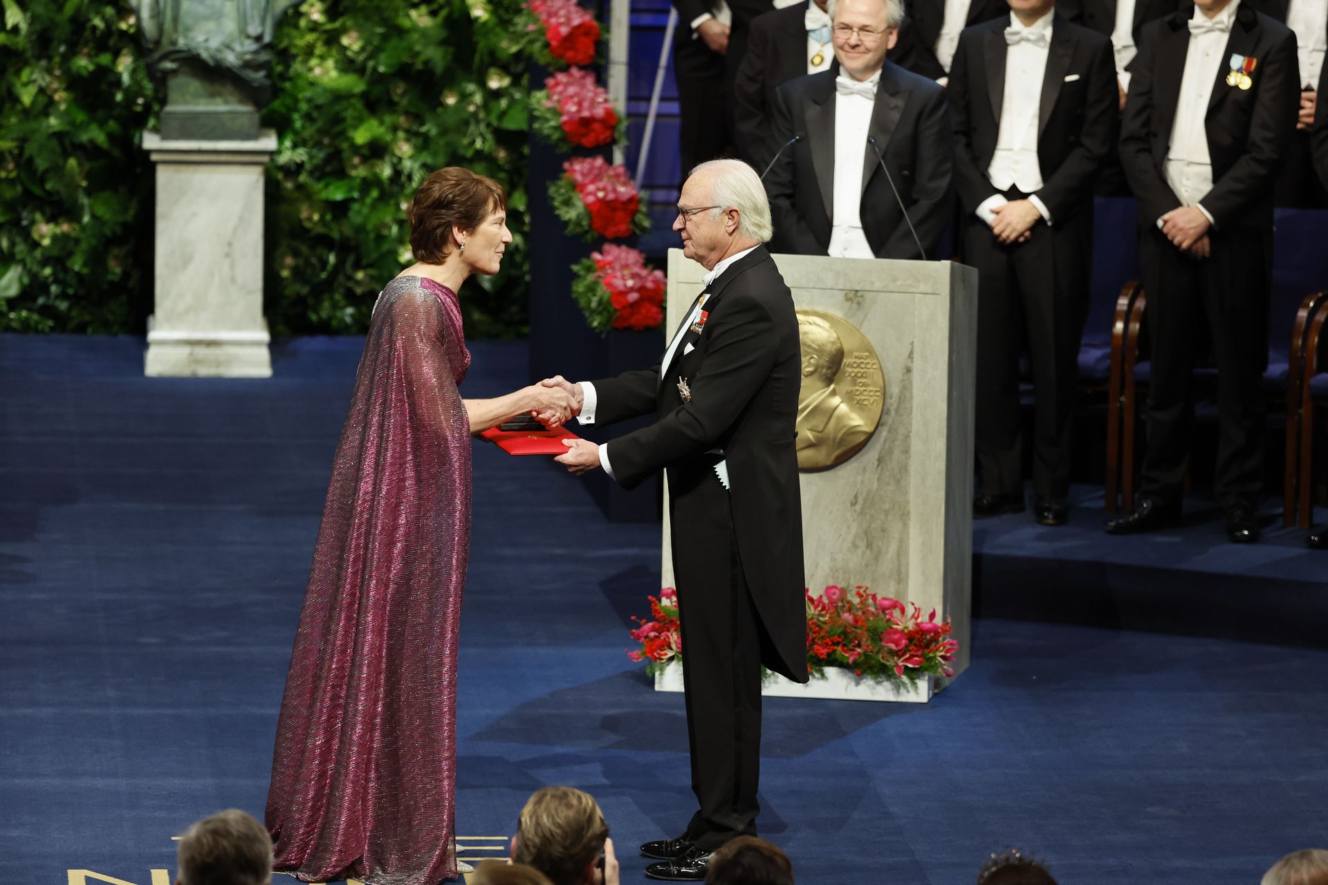 Carl Gustaf uitreiking Nobelprijzen 2022