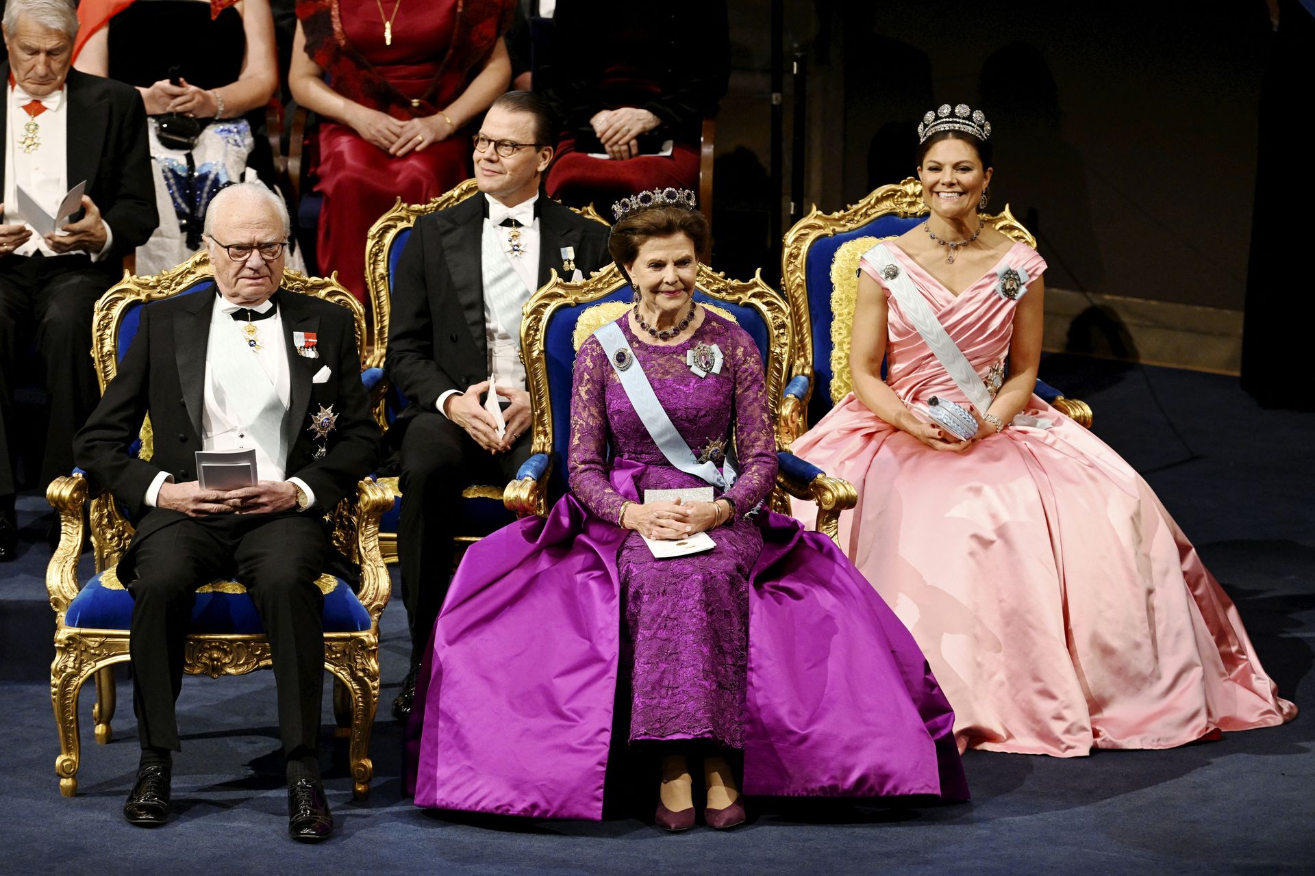 Zweedse royals uitreiking Nobelprijzen 2022