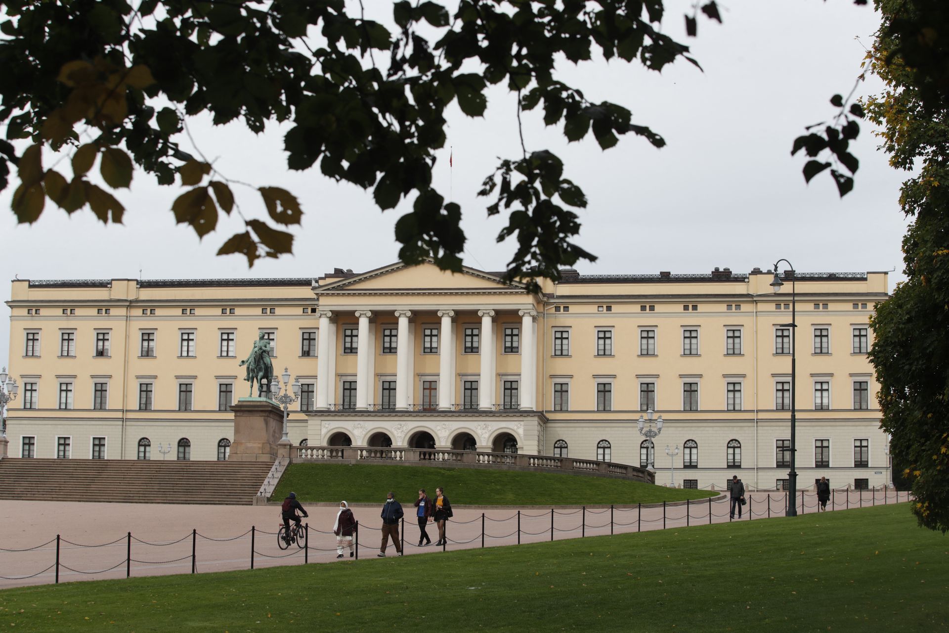 Het koninklijk paleis van Oslo