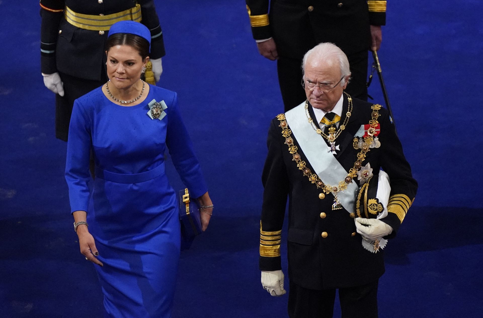 Koning Carl XVI Gustav en prinses Victoria