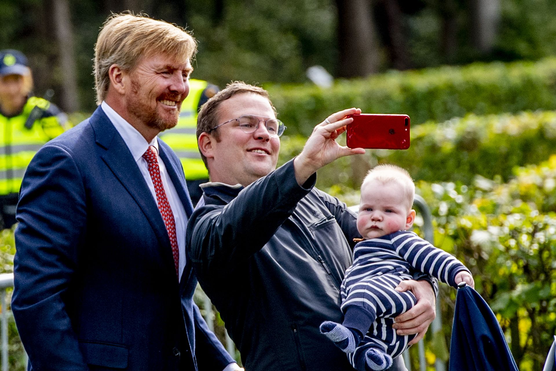 Willem-Alexander selfie