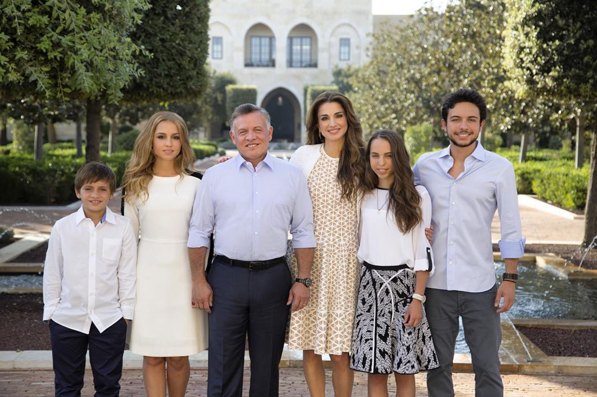 Familiefoto Jordaanse royals 2015