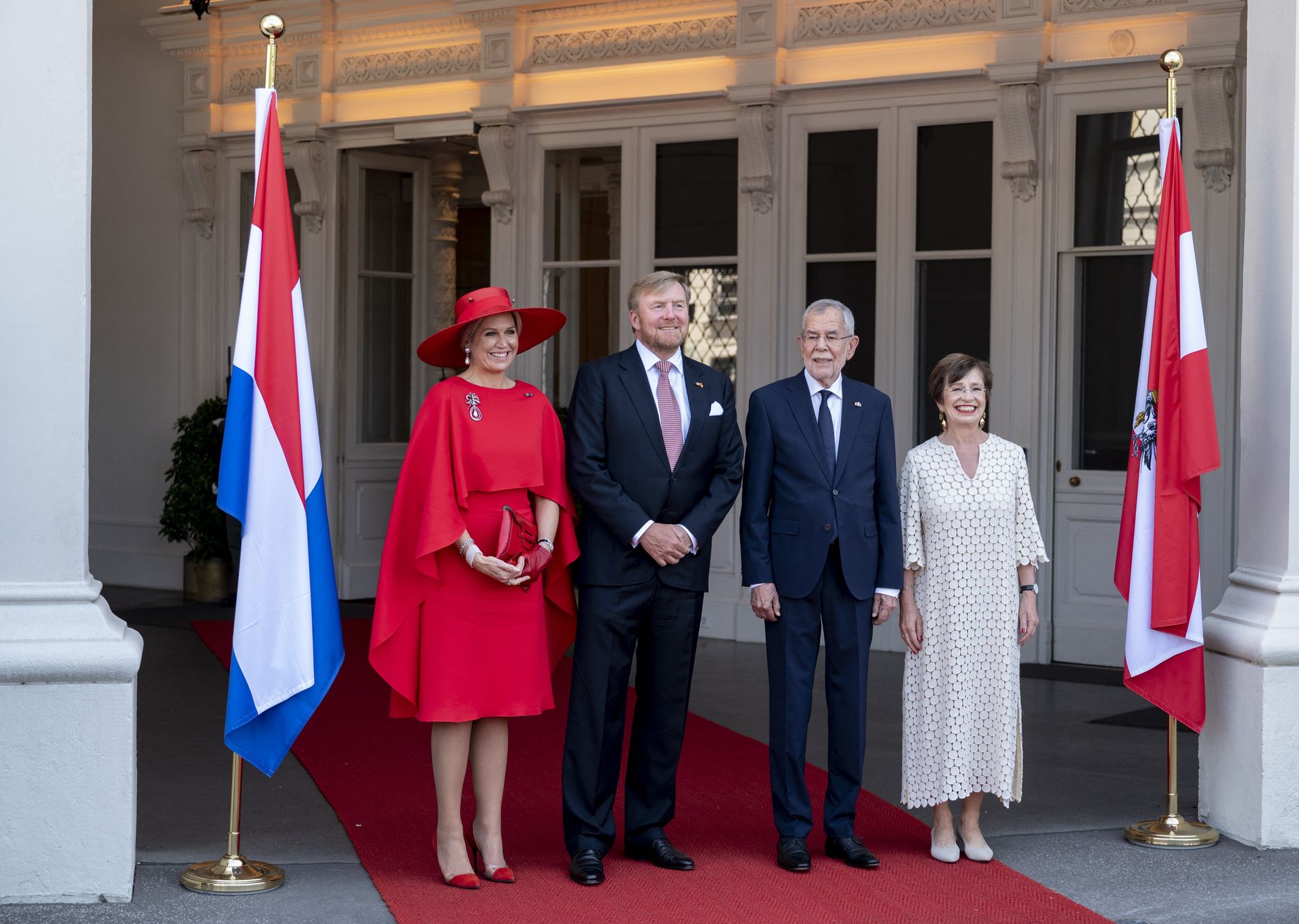 Willem-Alexander en Máxima Wenen