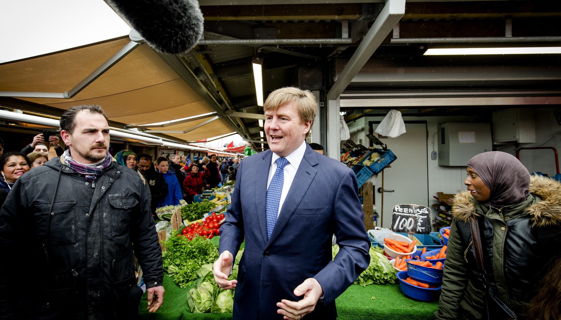 Koning Willem-Alexander Haagse markt
