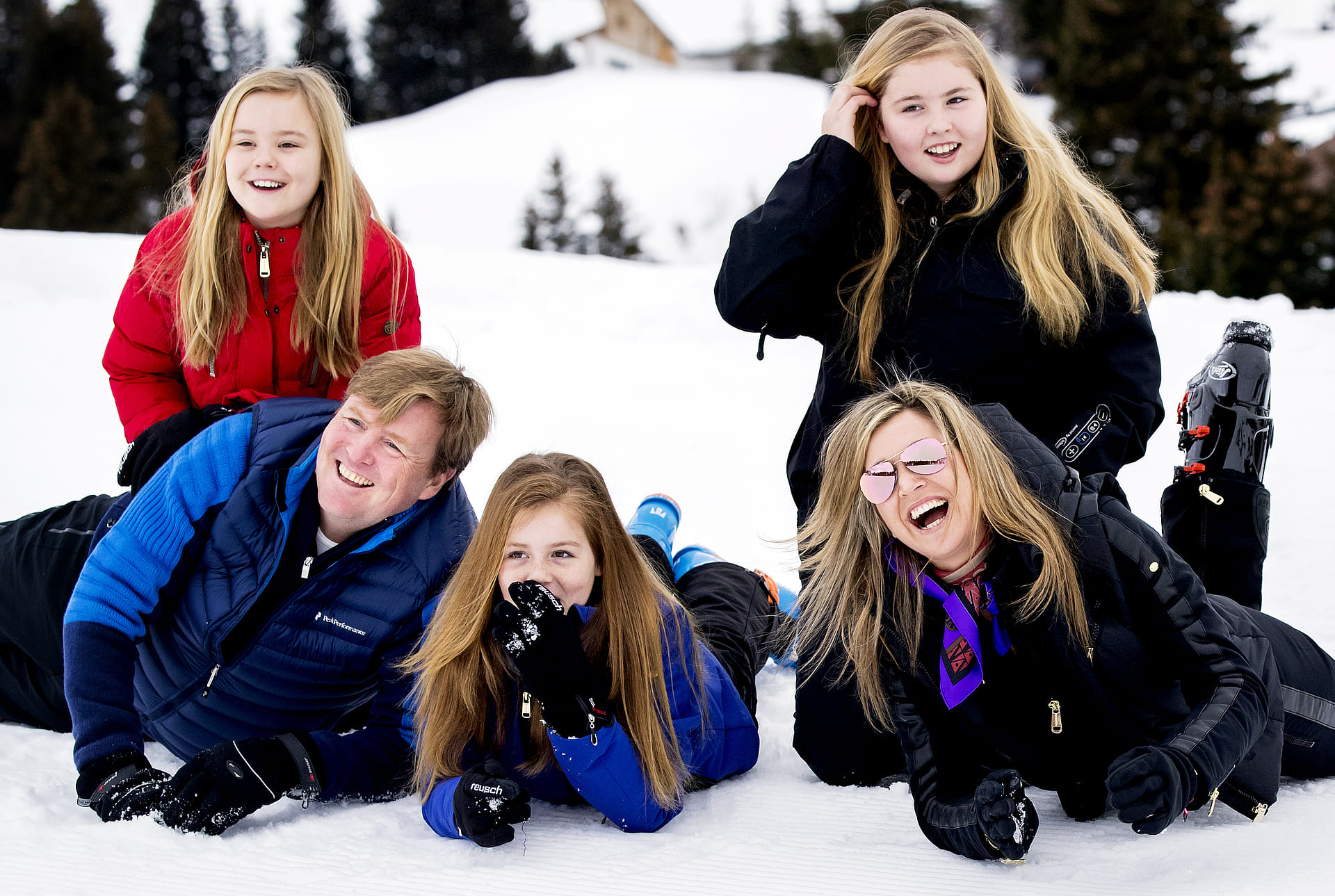 Pret in de sneeuw in 2017.