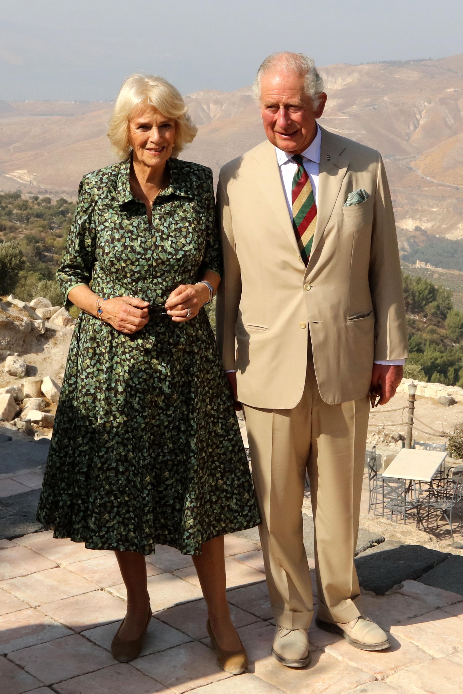 Charles en Camilla in Jordanië