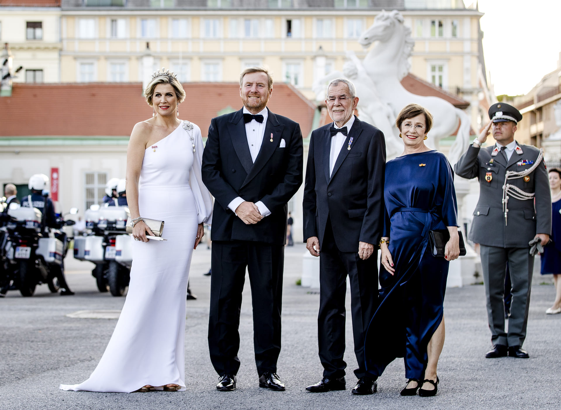 Willem-Alexander Máxima staatsbanket Wenen 1