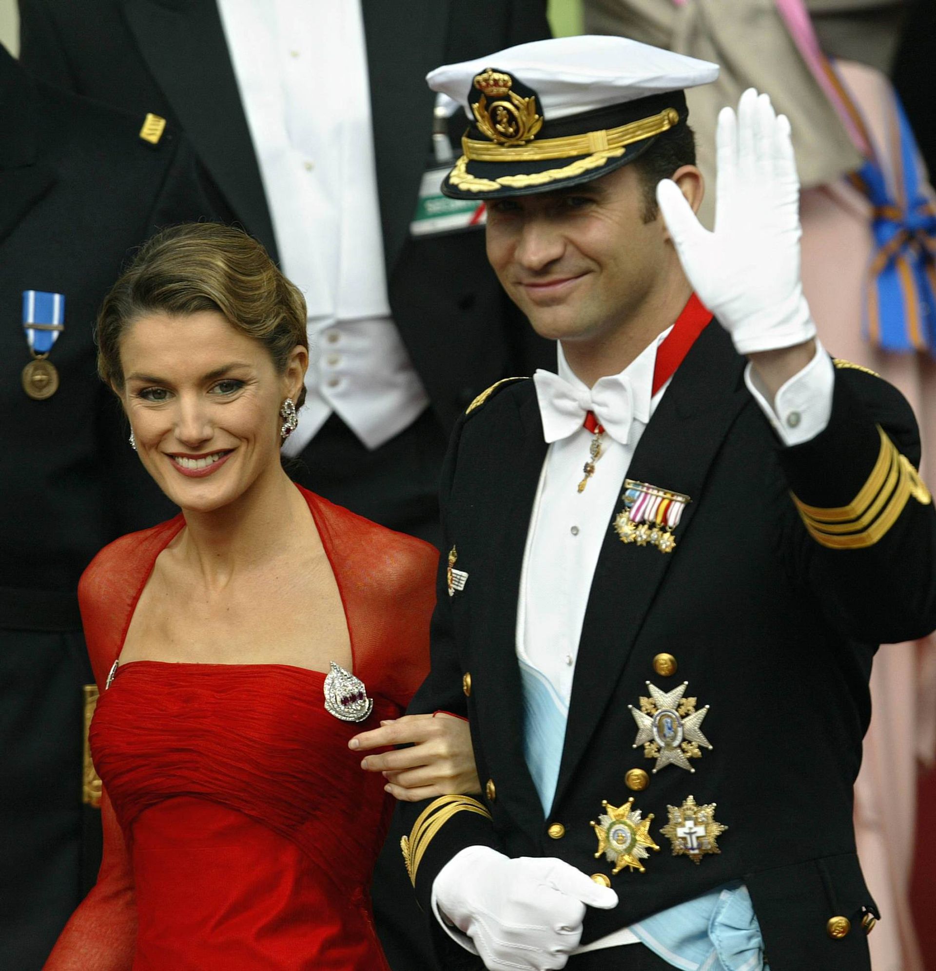 (Dan nog) prins Felipe en prinses Letizia van Spanje.