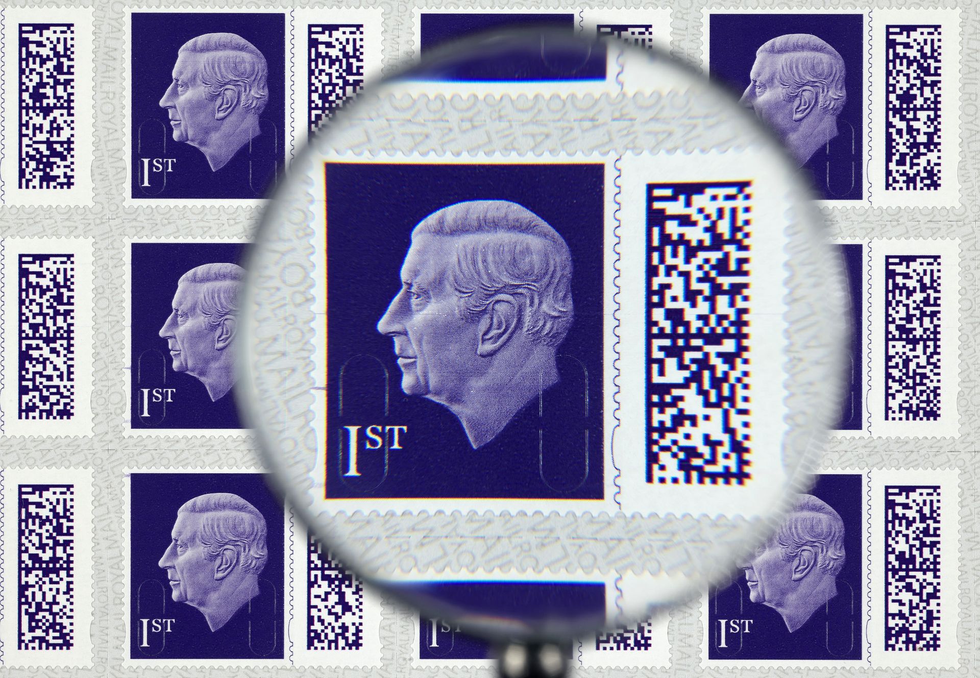 postzegel Koning Charles