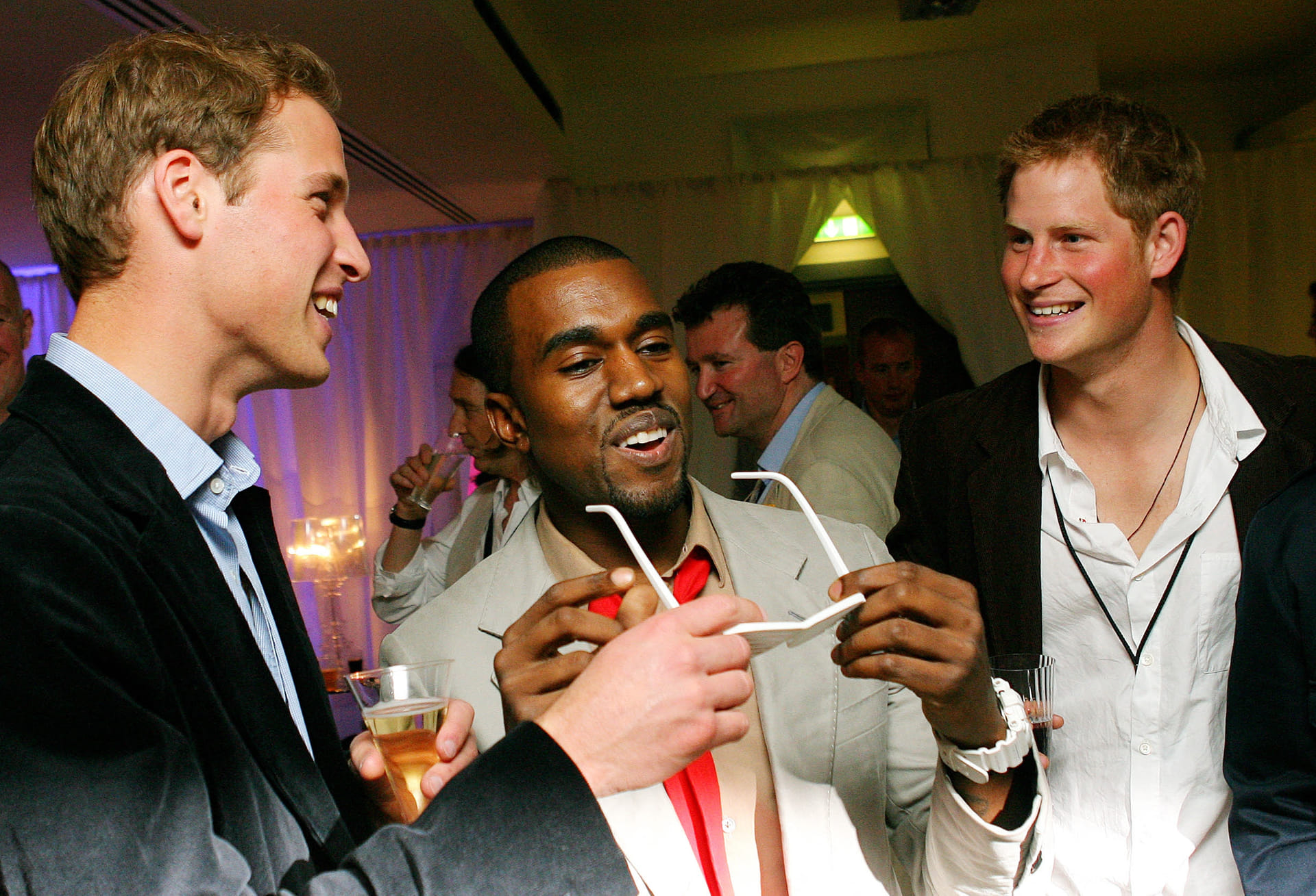 William en Harry concert for Diana