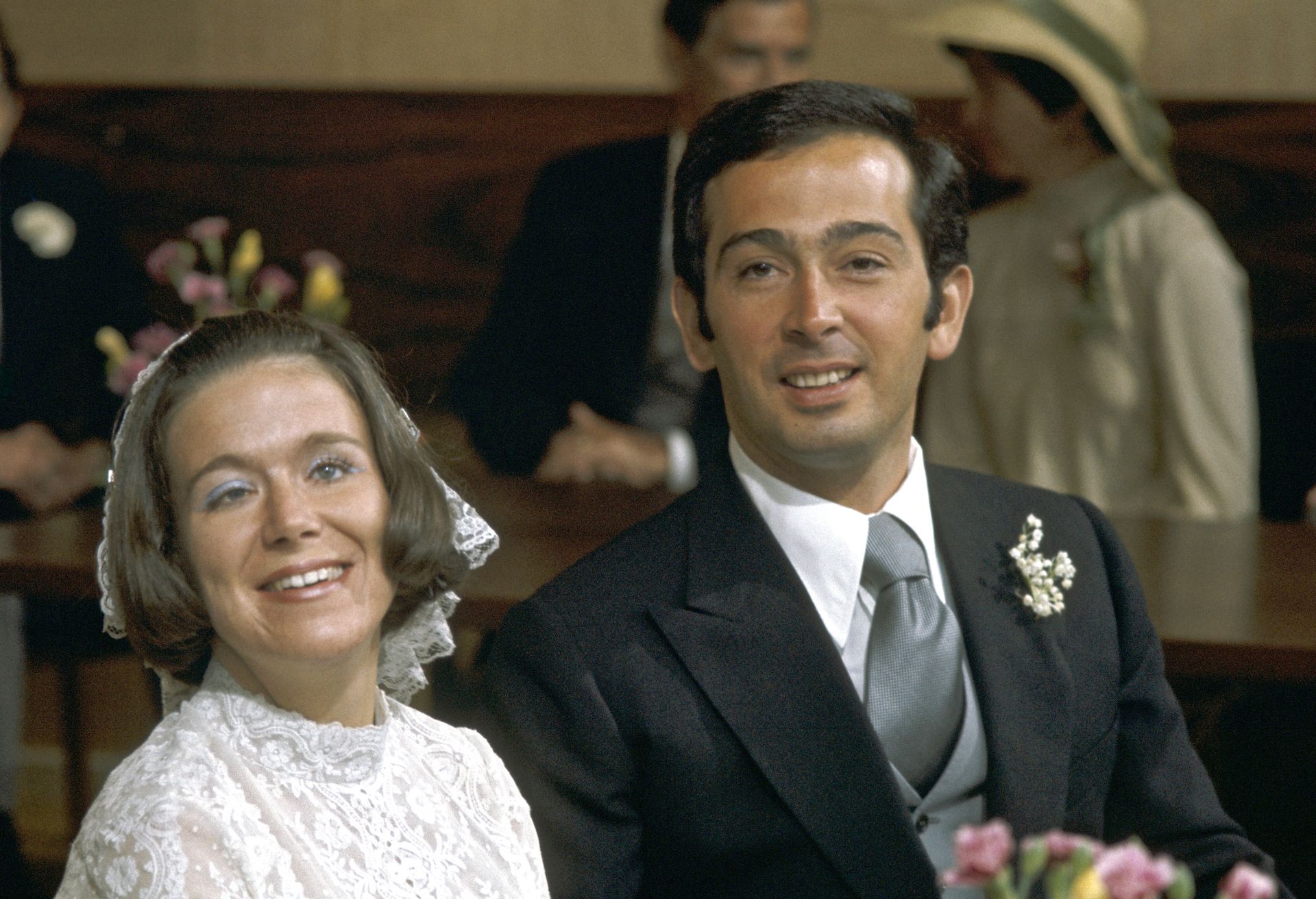 Prinses Christina huwelijk Jorge 1975
