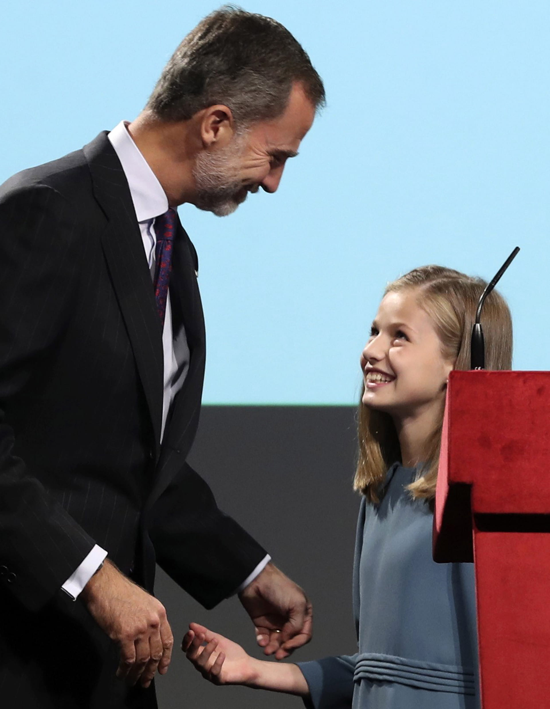 Prinses Leonor treedt op 31 oktober 2018 in de voetsporen van haar vader, die eveneens op zijn