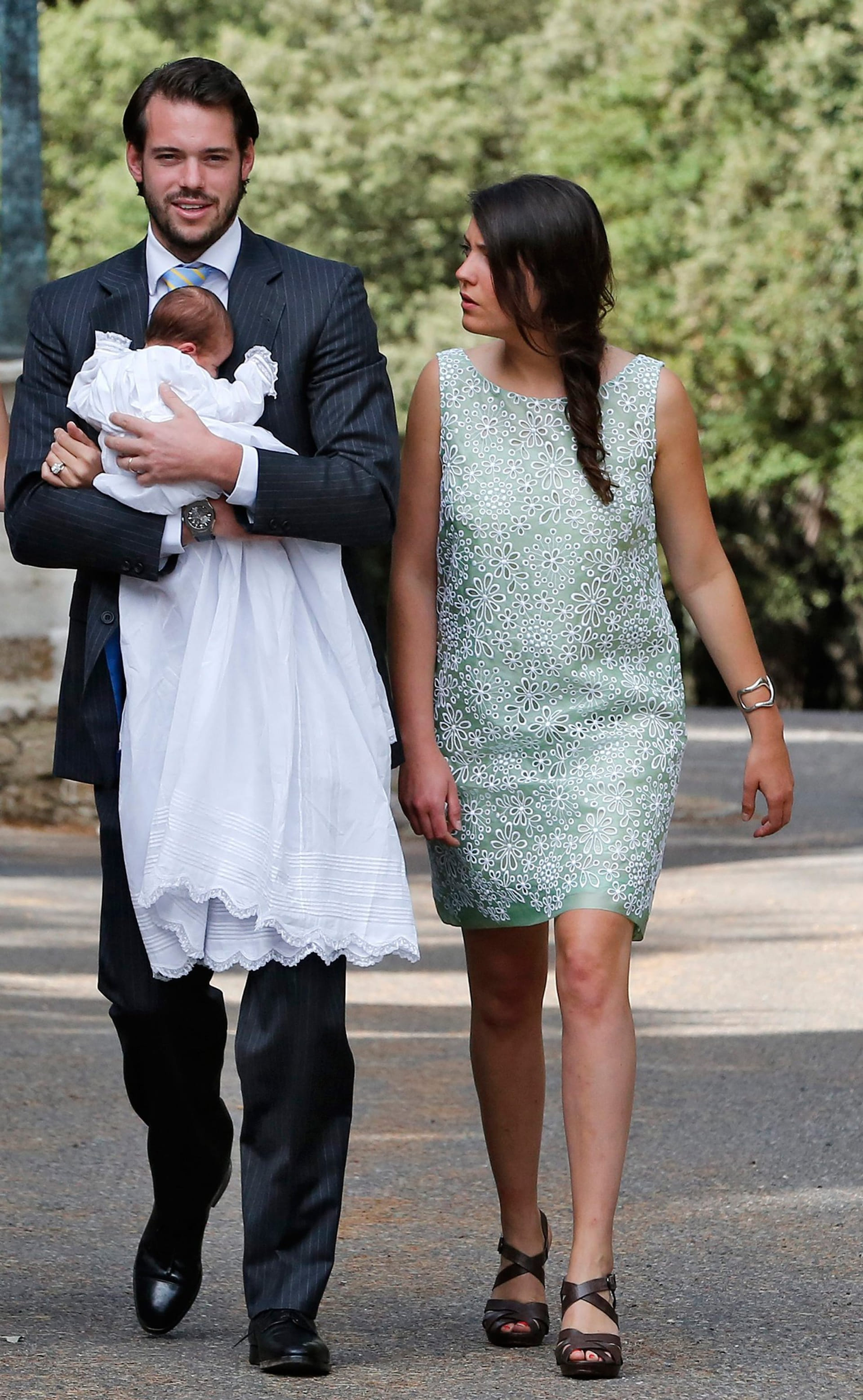 Prinses Alexandra met haar broer Félix en nichtje Amalia.