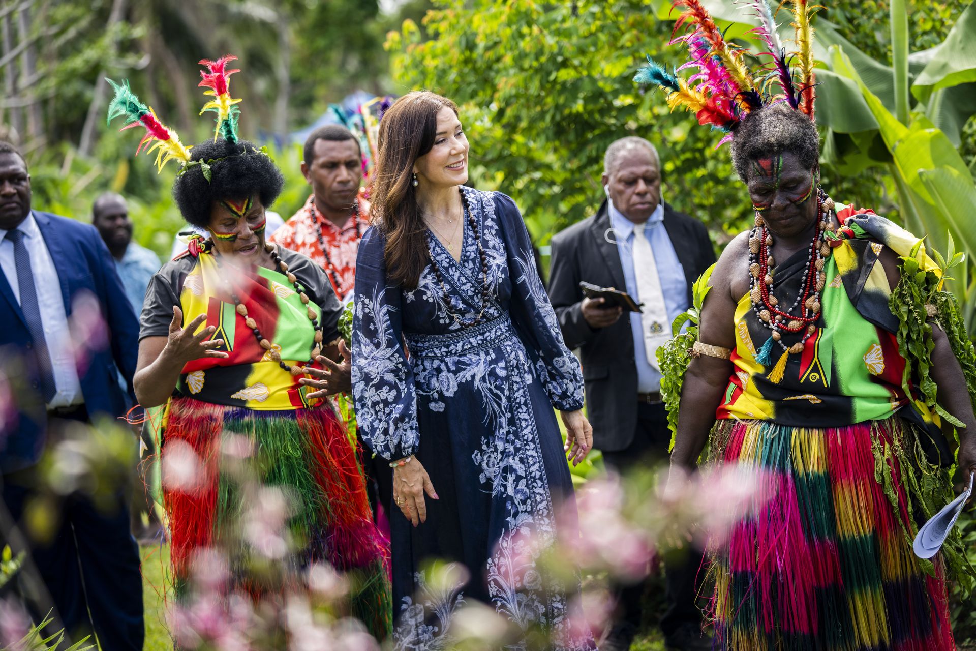 Mary bezoekt Vanuatu, april 2023