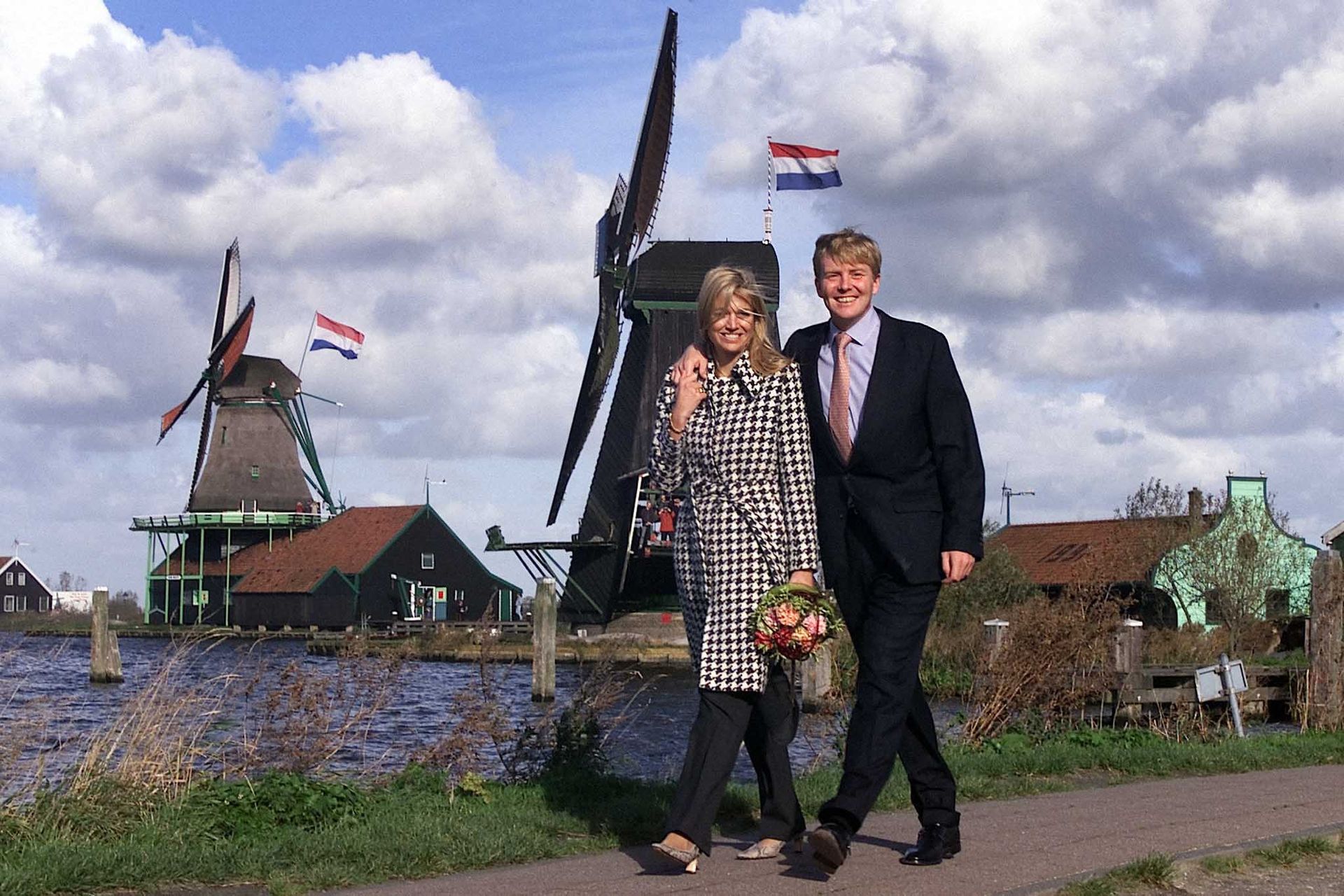 Willem-Alexander en Maxima Zaanse Schans
