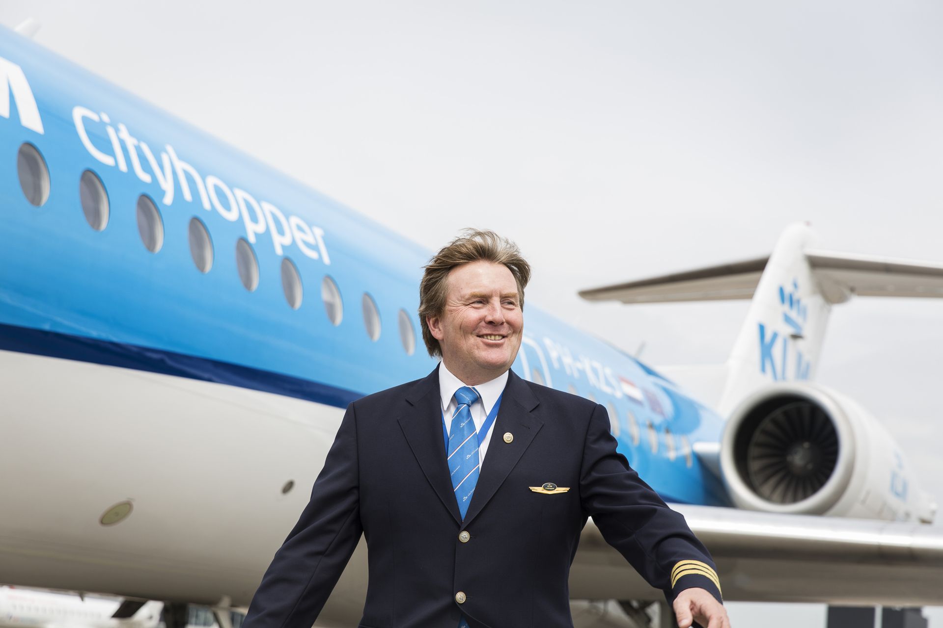 Willem-Alexander als piloot