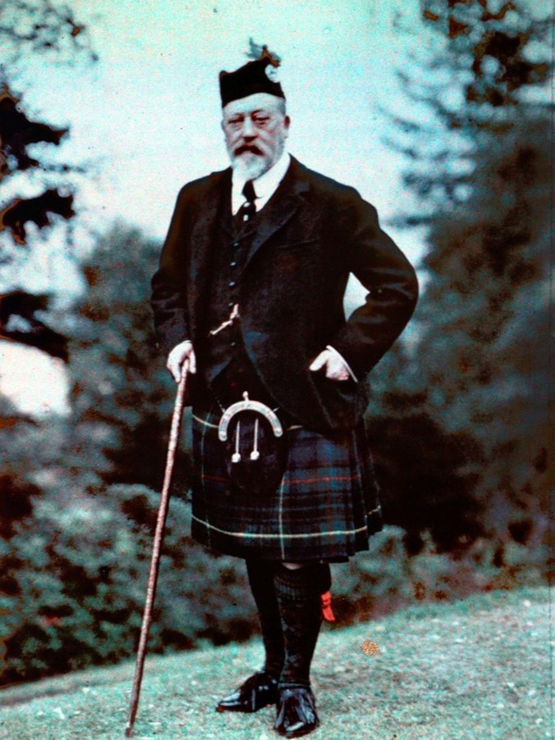 Edward VII 1909 door Lionel Nathan de Rothschild