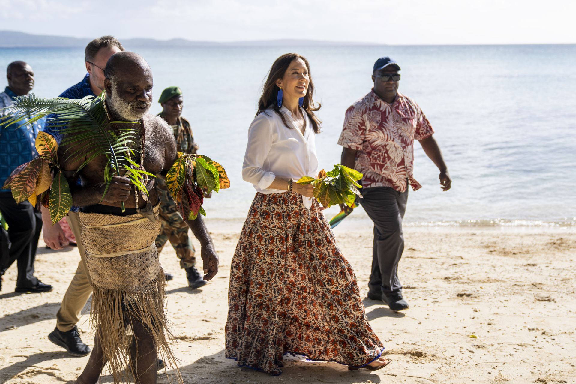 Mary bezoekt Vanuatu, april 2023