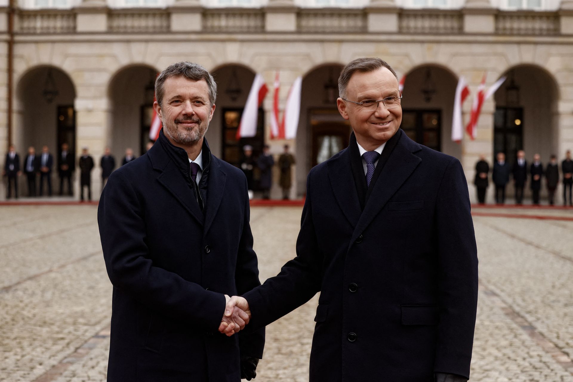 Frederik en Poolse president