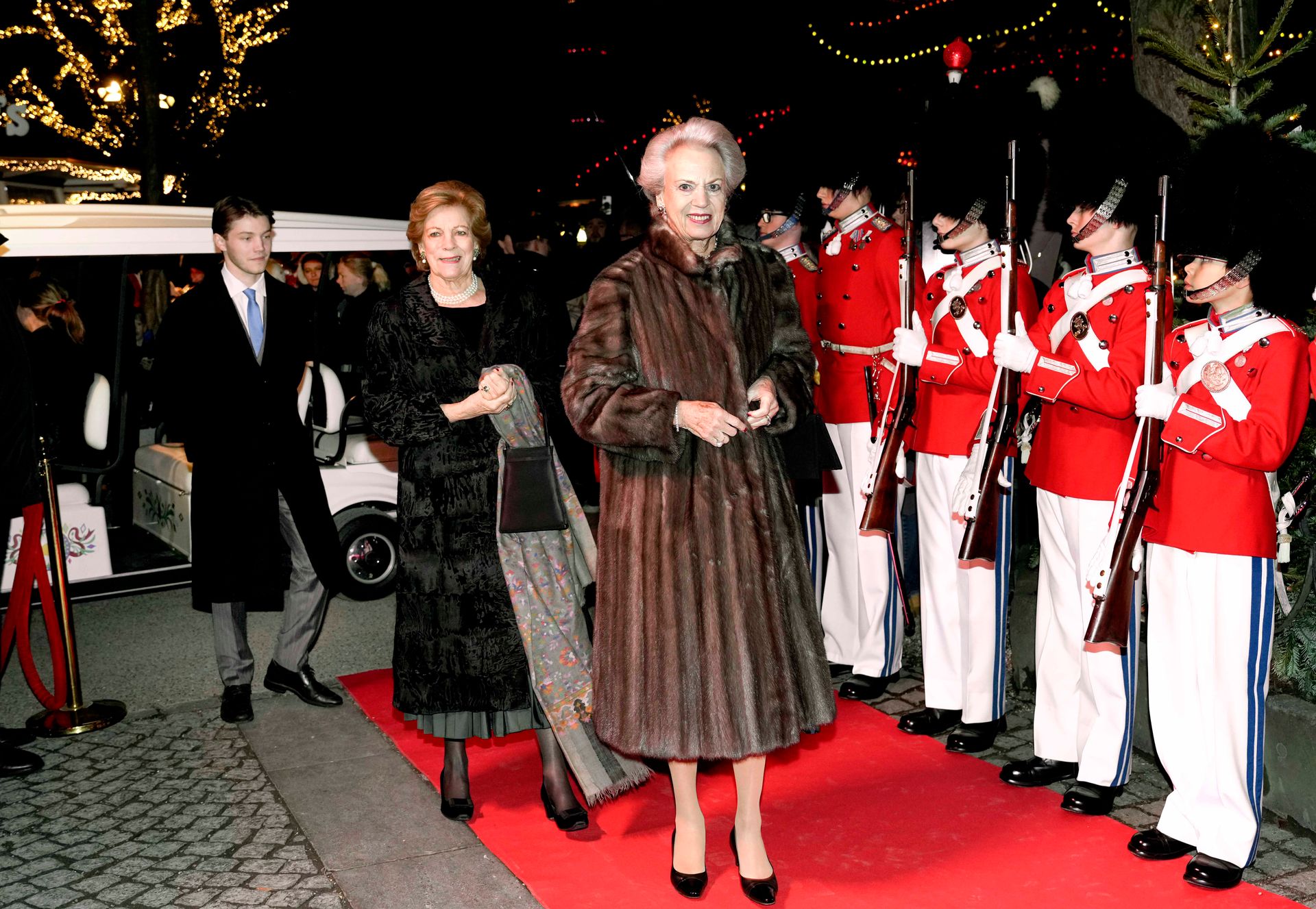 H.M. Queen Anne-Marie -H.R.H. Prinses Benedikte og H.E. Count Felix - Nutcracker 2024 - Tivoli - Photo Keld Navntoft