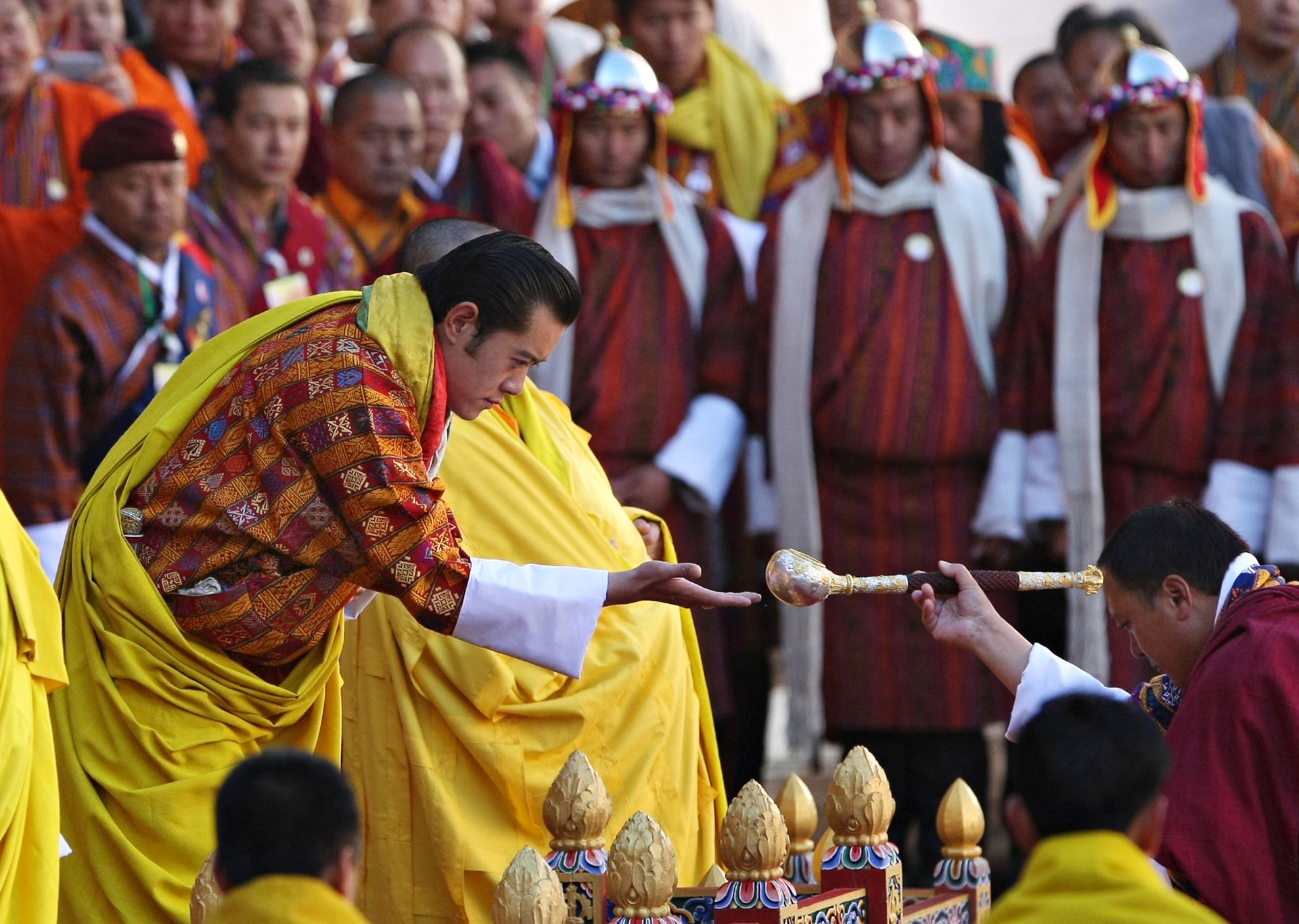 religieuze ceremonie Bhutan