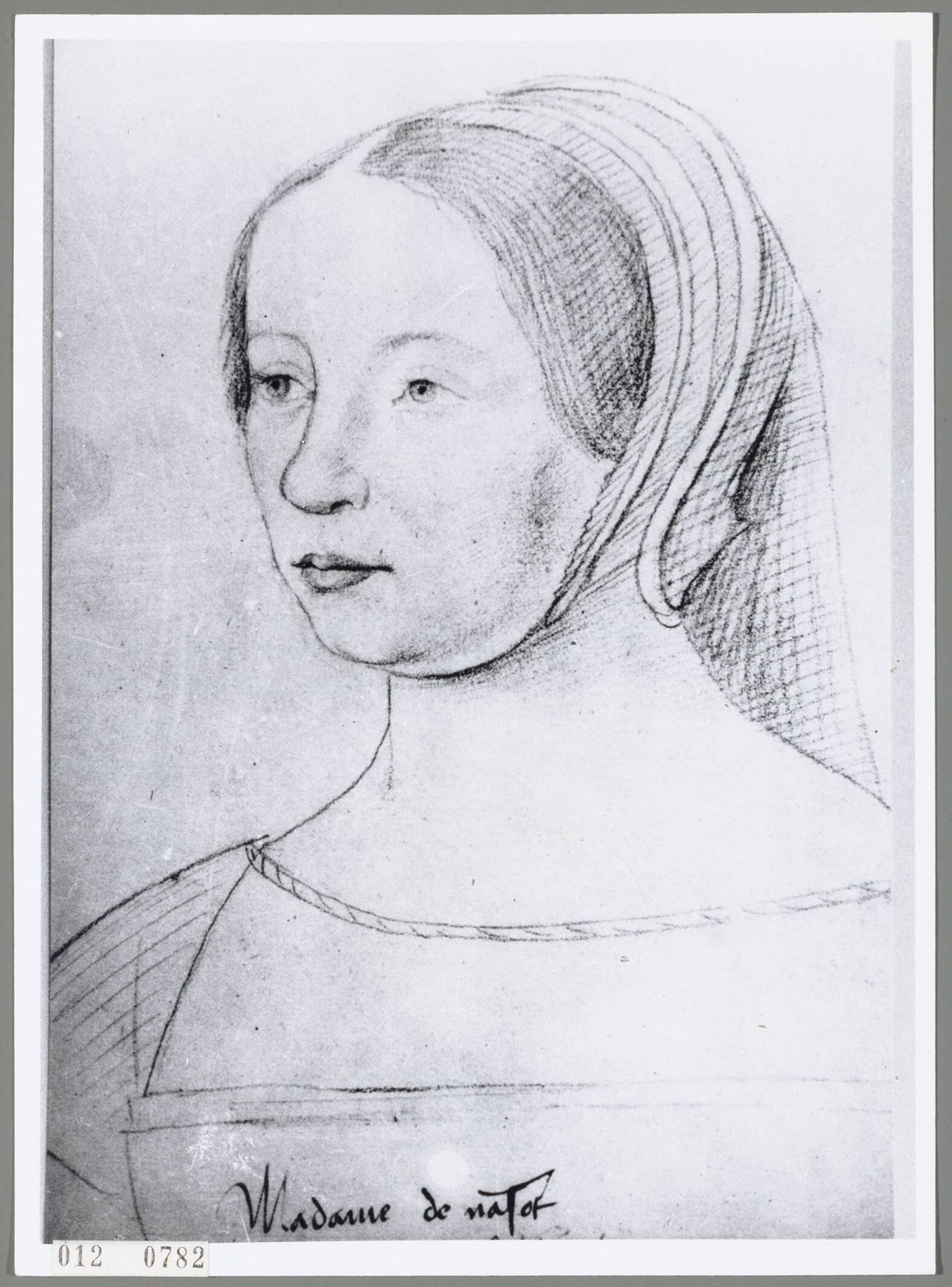 Een portret van Claudia van Chalon.