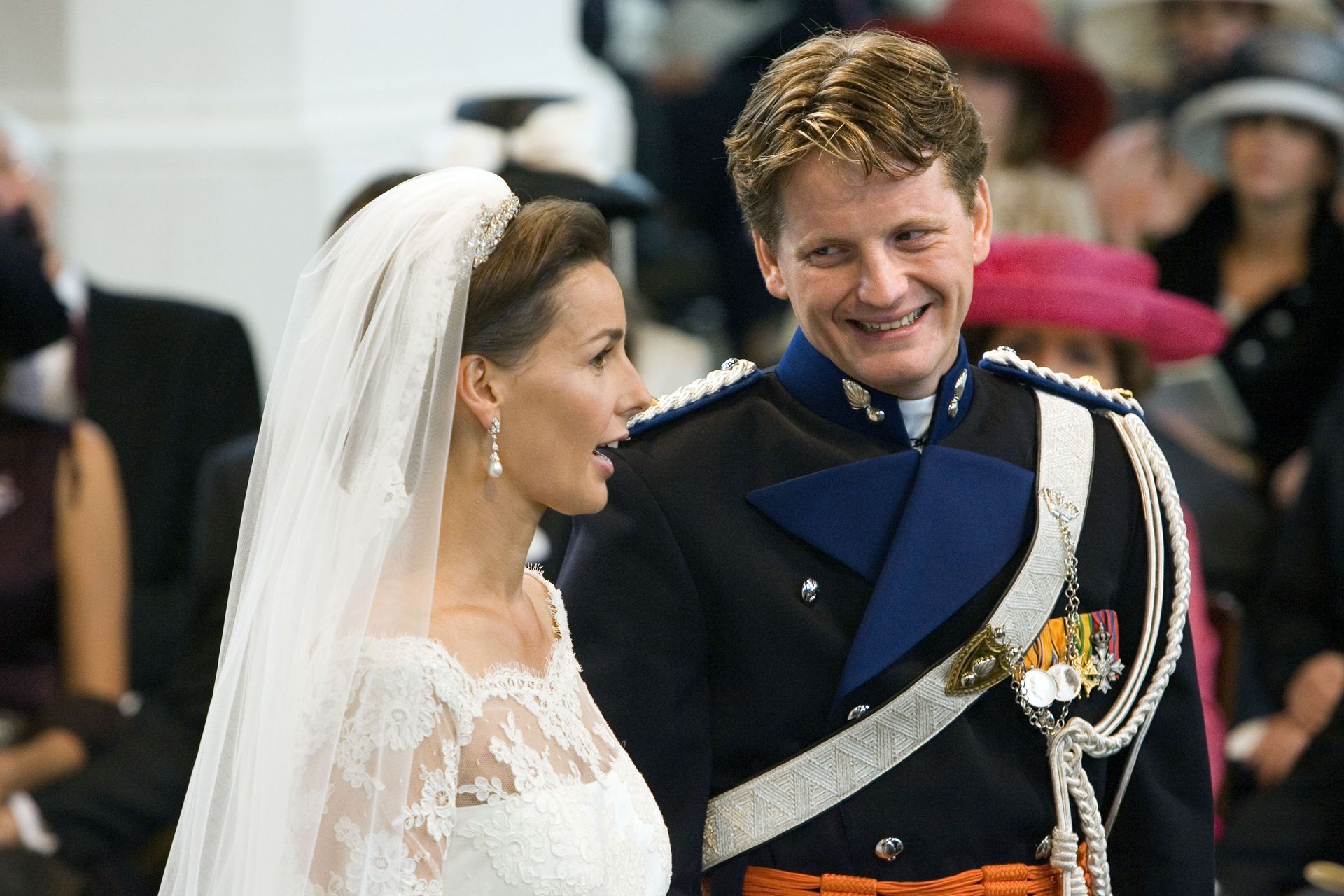 Huwelijk prins Pieter-Christiaan en prinses Anita in 2005