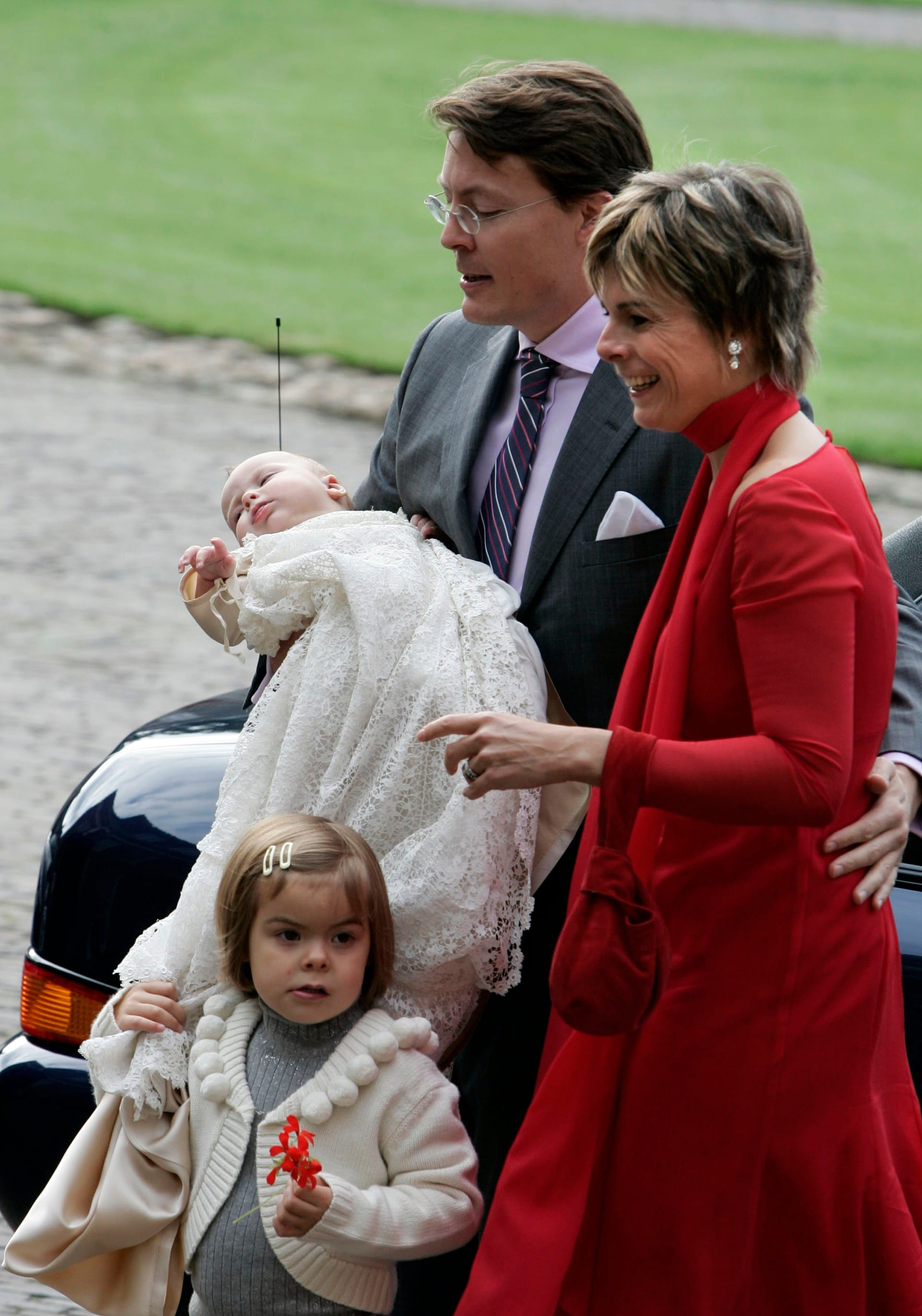 De doop van zusje Leonore.