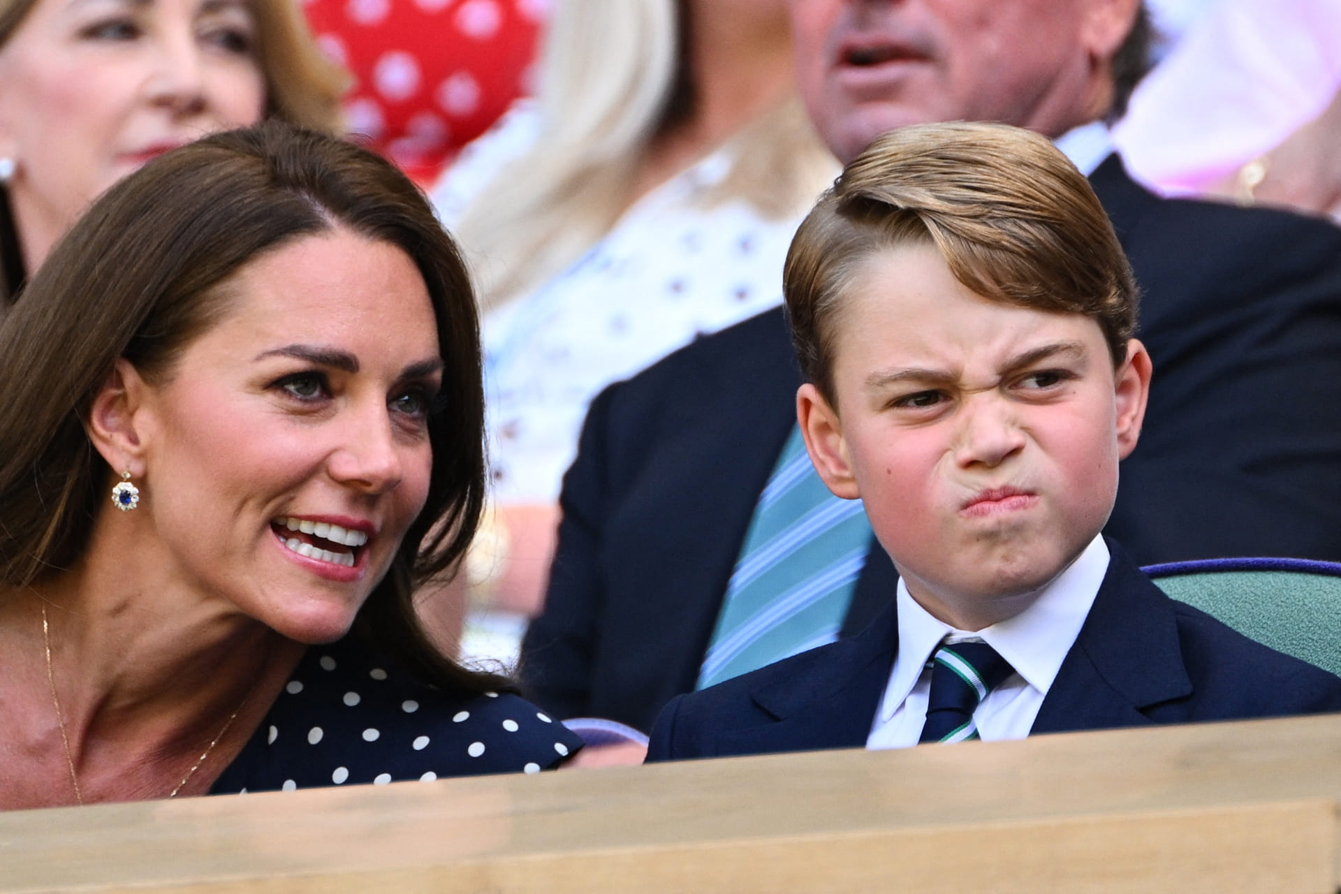 Catherine en George bij Wimbledon 1