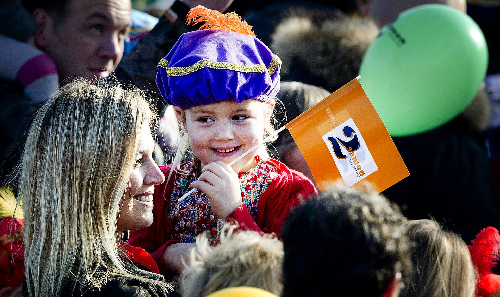 Koningin Máxima en Alexia in 2011.