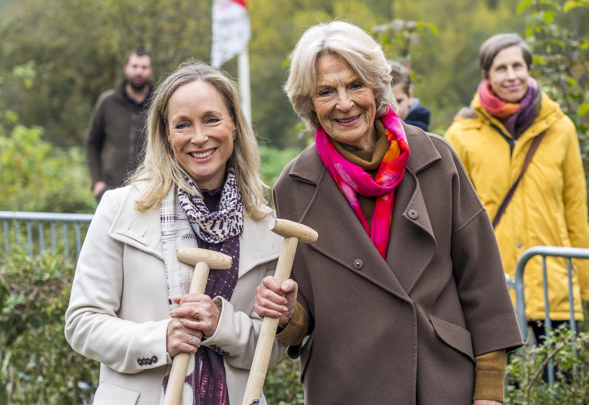 Prinses Margarita en prinses Irene Boomfeestdag
