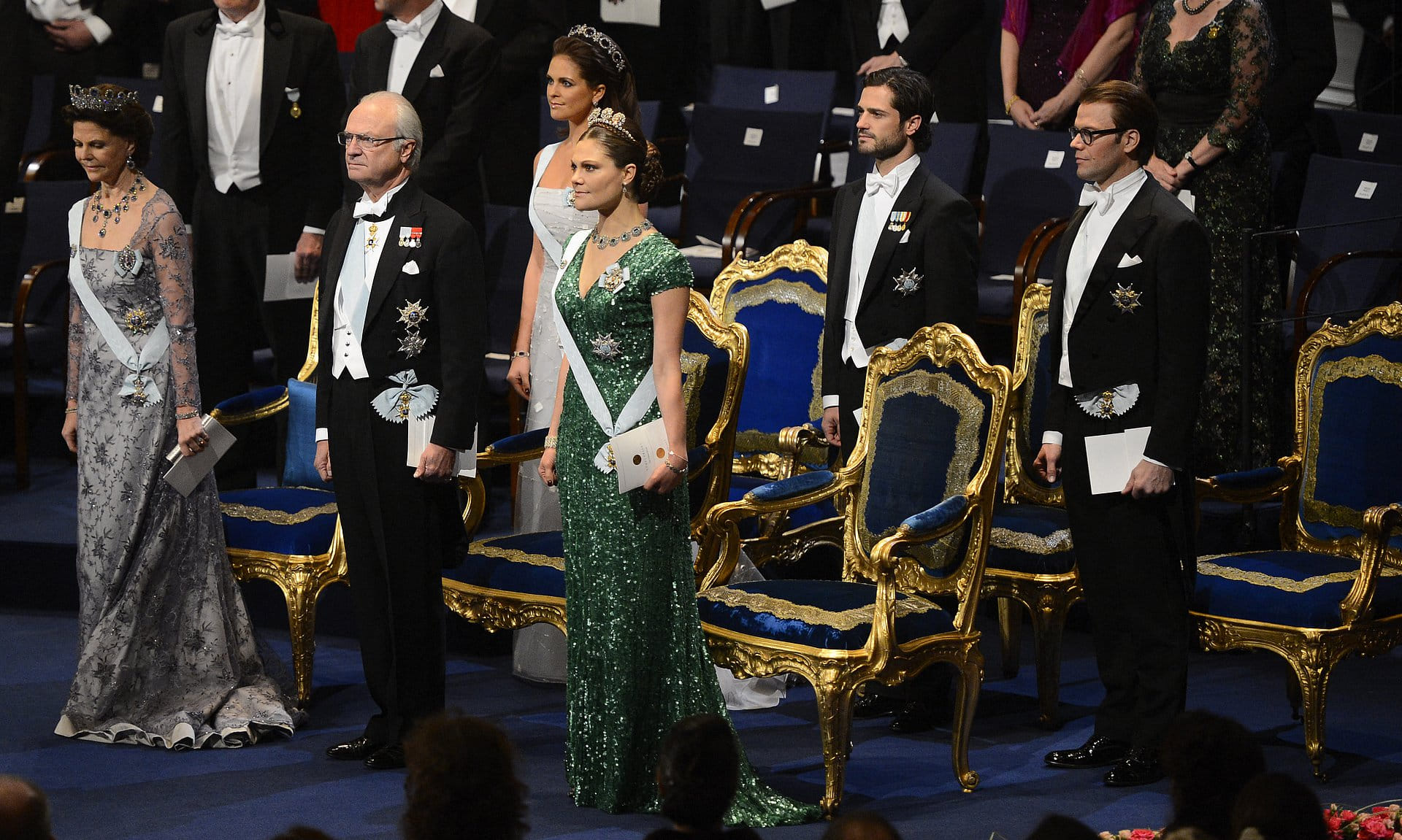 Victoria op de Nobelprijs uitreiking in 2012.