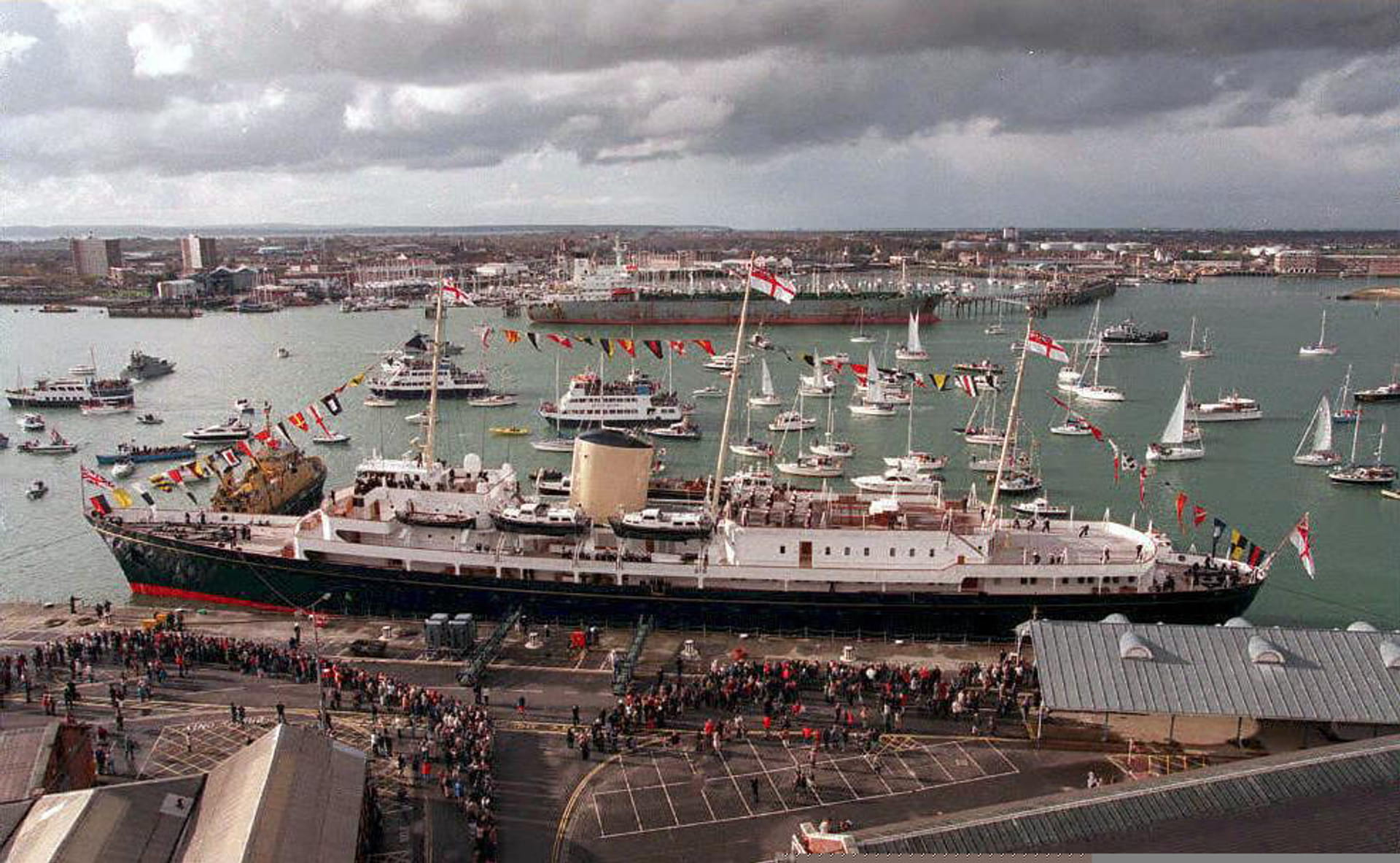 De Royal Yacht Britannia.