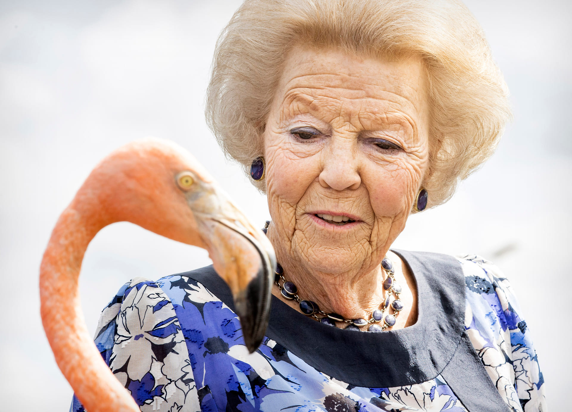 Tweede dag bezoek prinses Beatrix aan Curacao