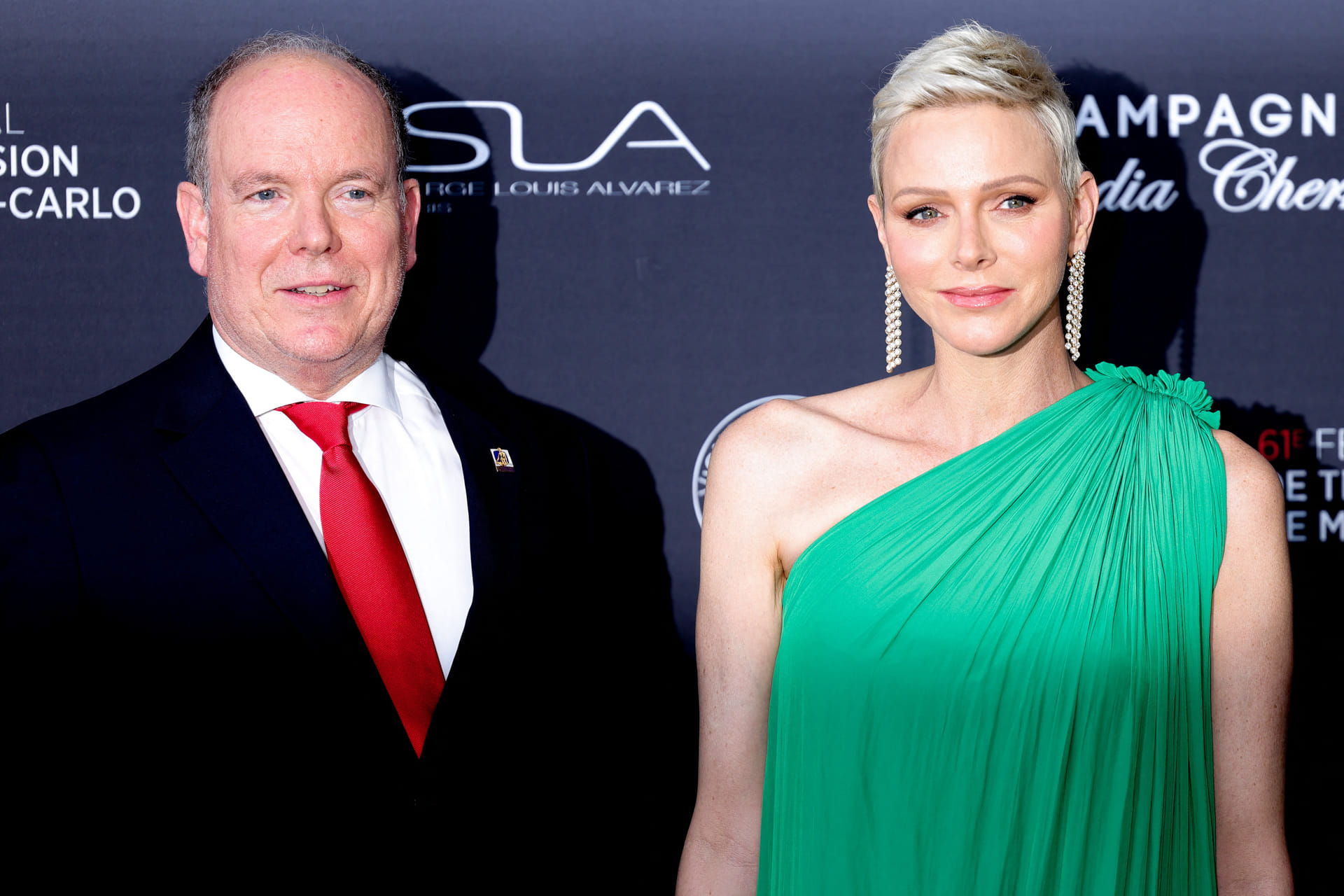 Prins_Albert_en_prinses_Charlene_tv-festival_1