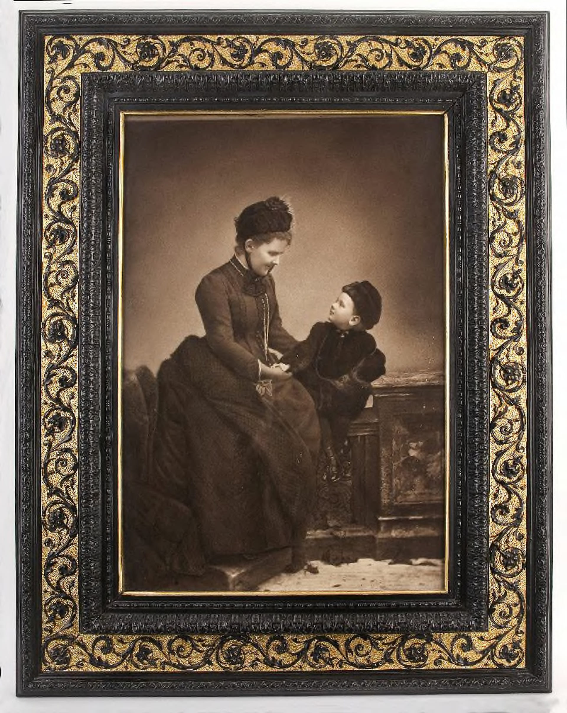 Emma-en-dochter-Wilhelmina