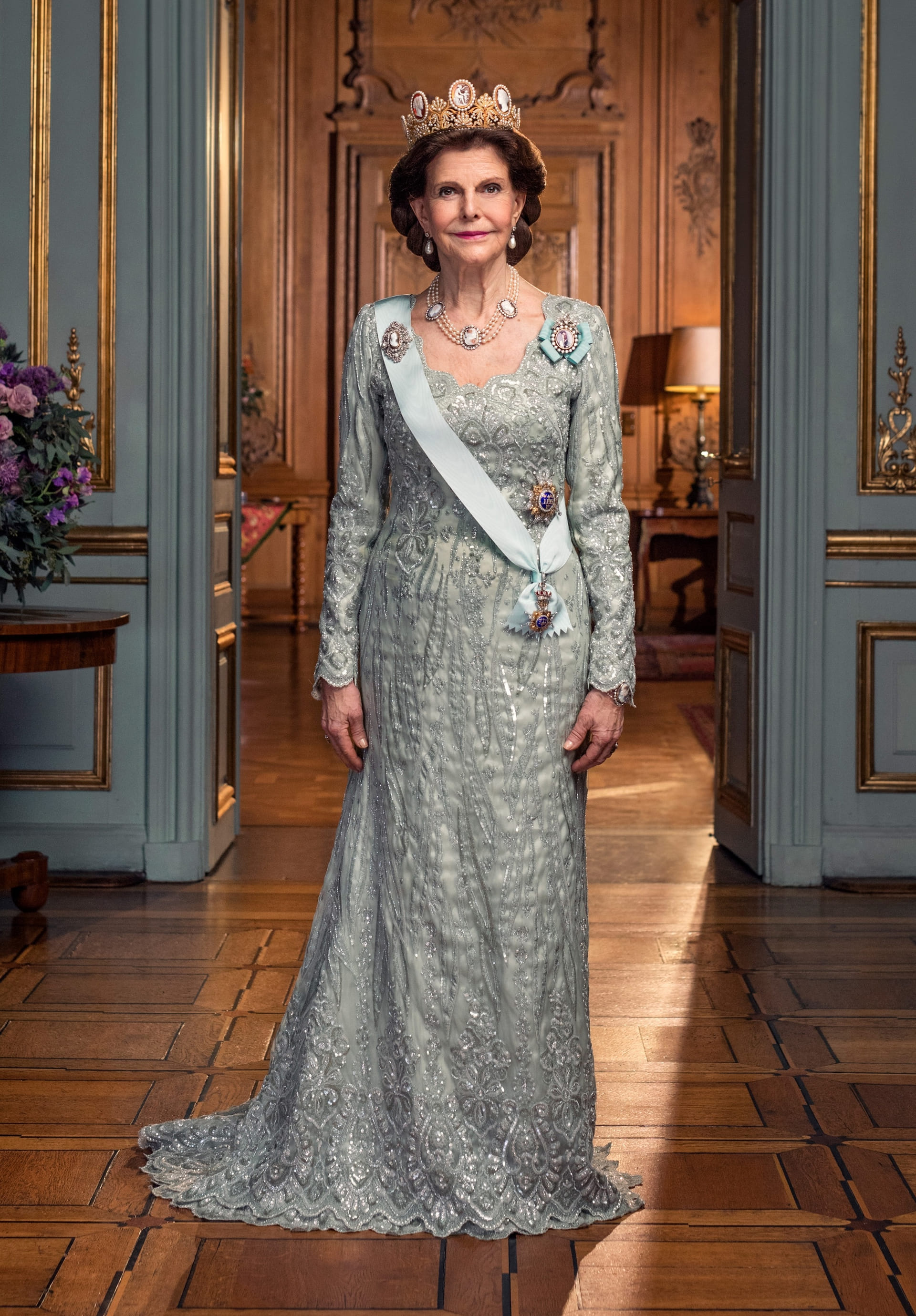 Koningin_Silvia_portret_galajurk